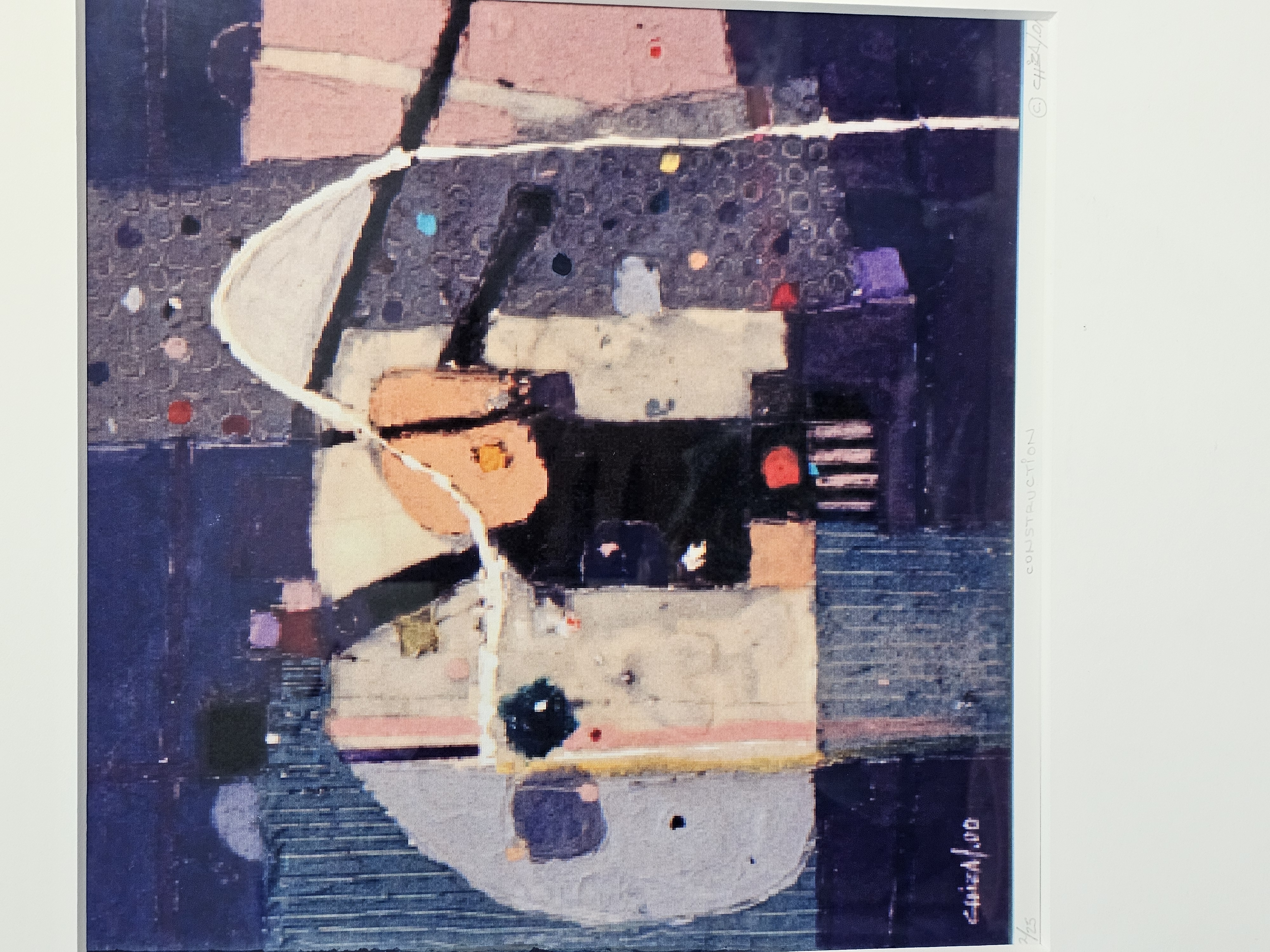 Chiza Construction Abstract Giclee Print