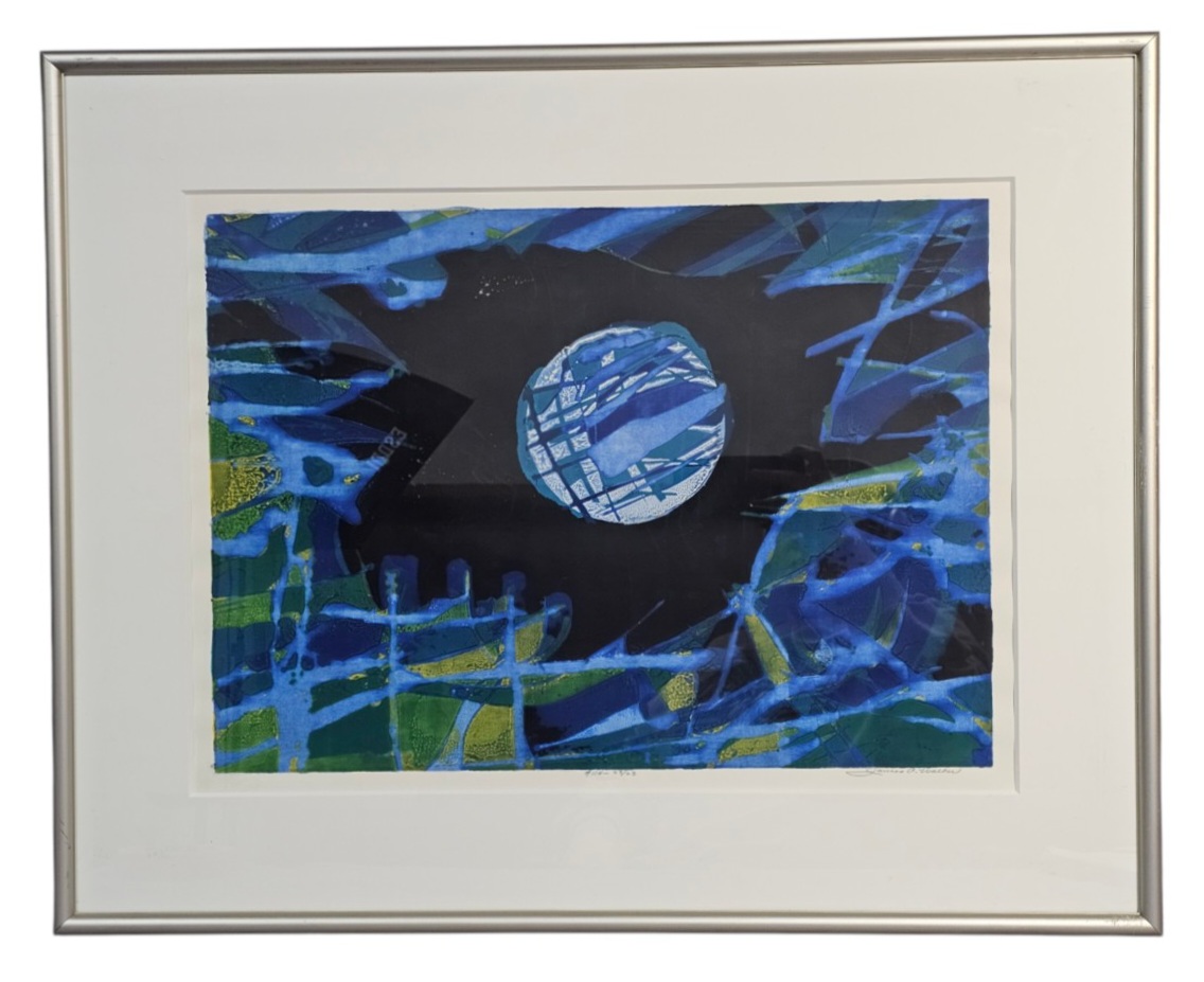 Walker Abstract Serigraph No 114