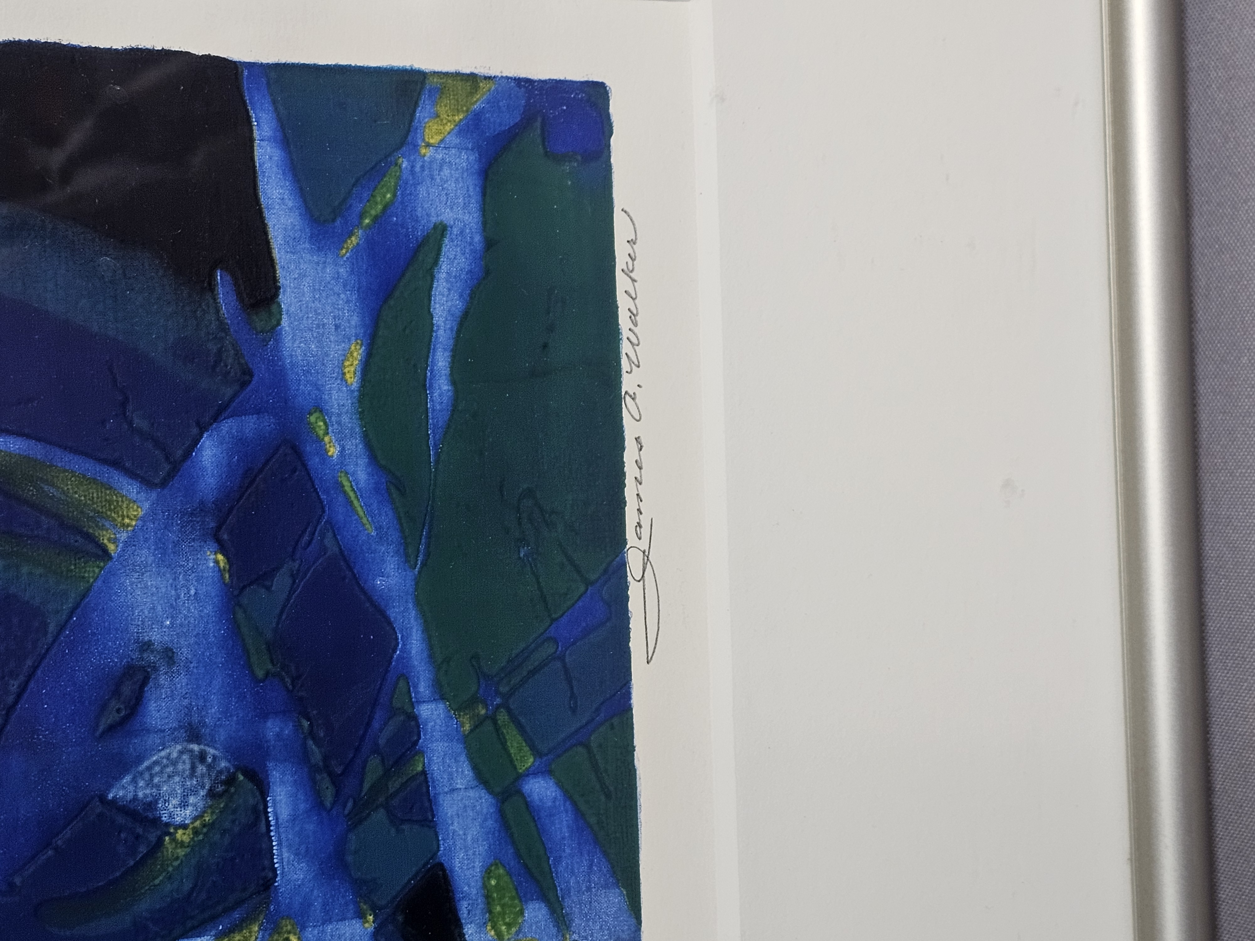 Walker Abstract Serigraph No 114