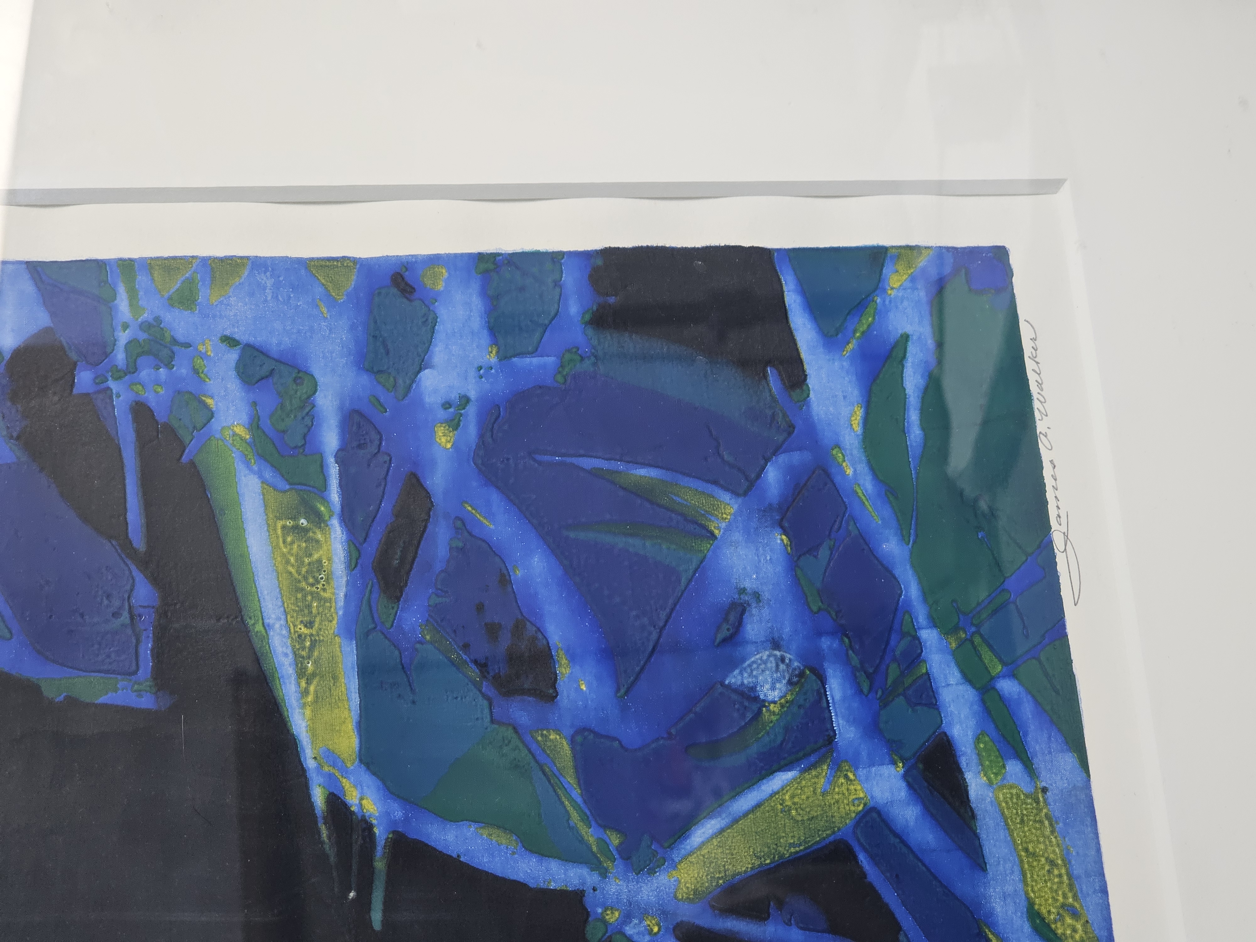Walker Abstract Serigraph No 114