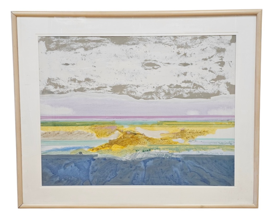 Stefan Davidek Under and Over Watercolor