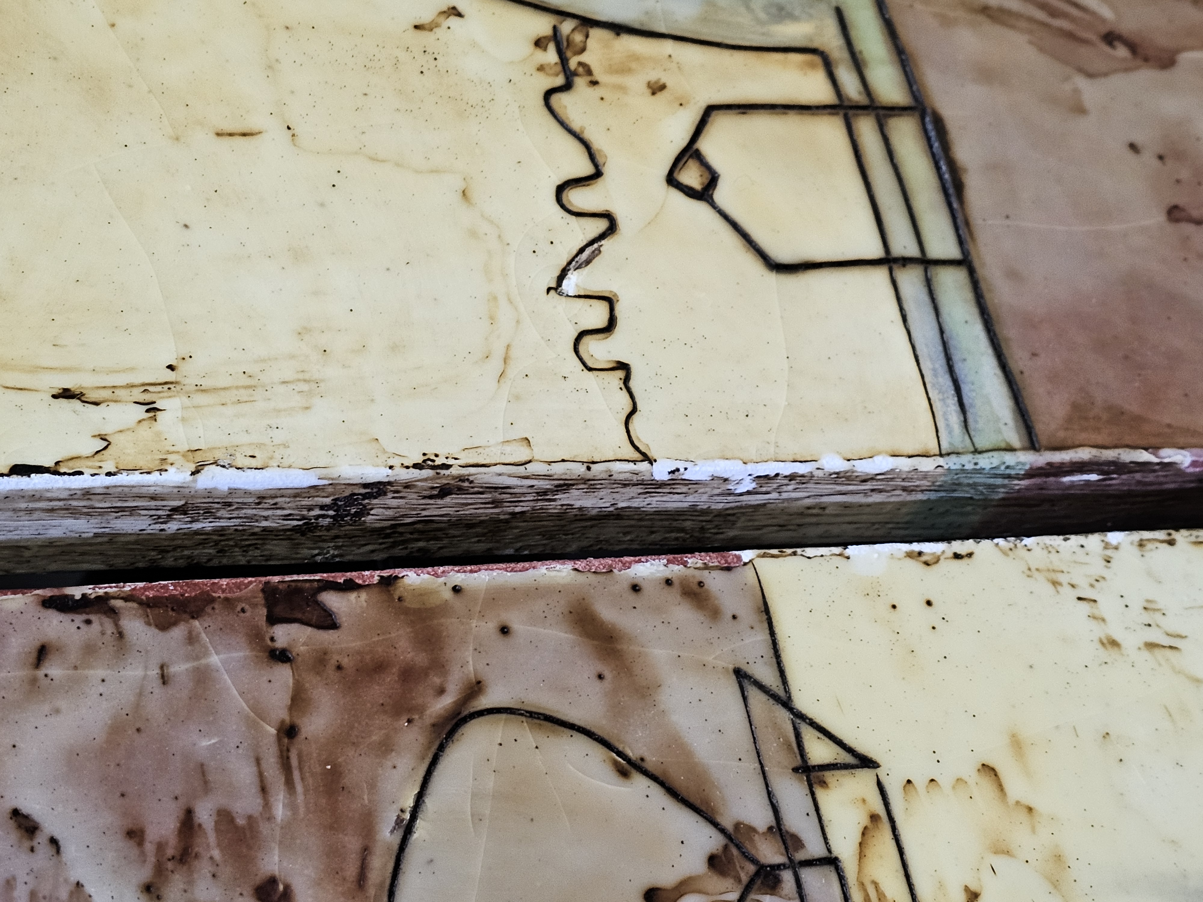 Signed Carme Bassa Encaustic Paintings