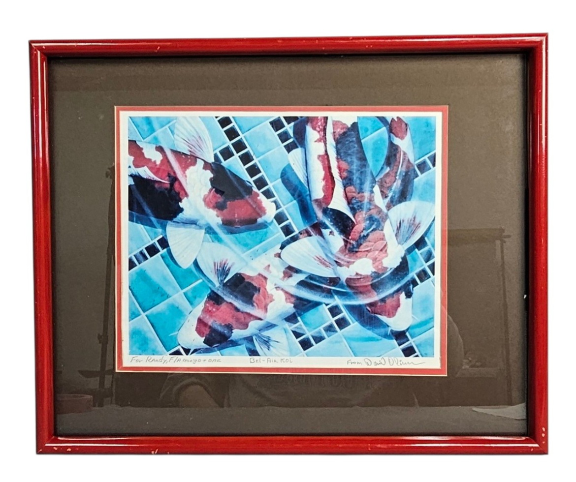 David Conrad Oliver Bel-Air Koi Lithograph
