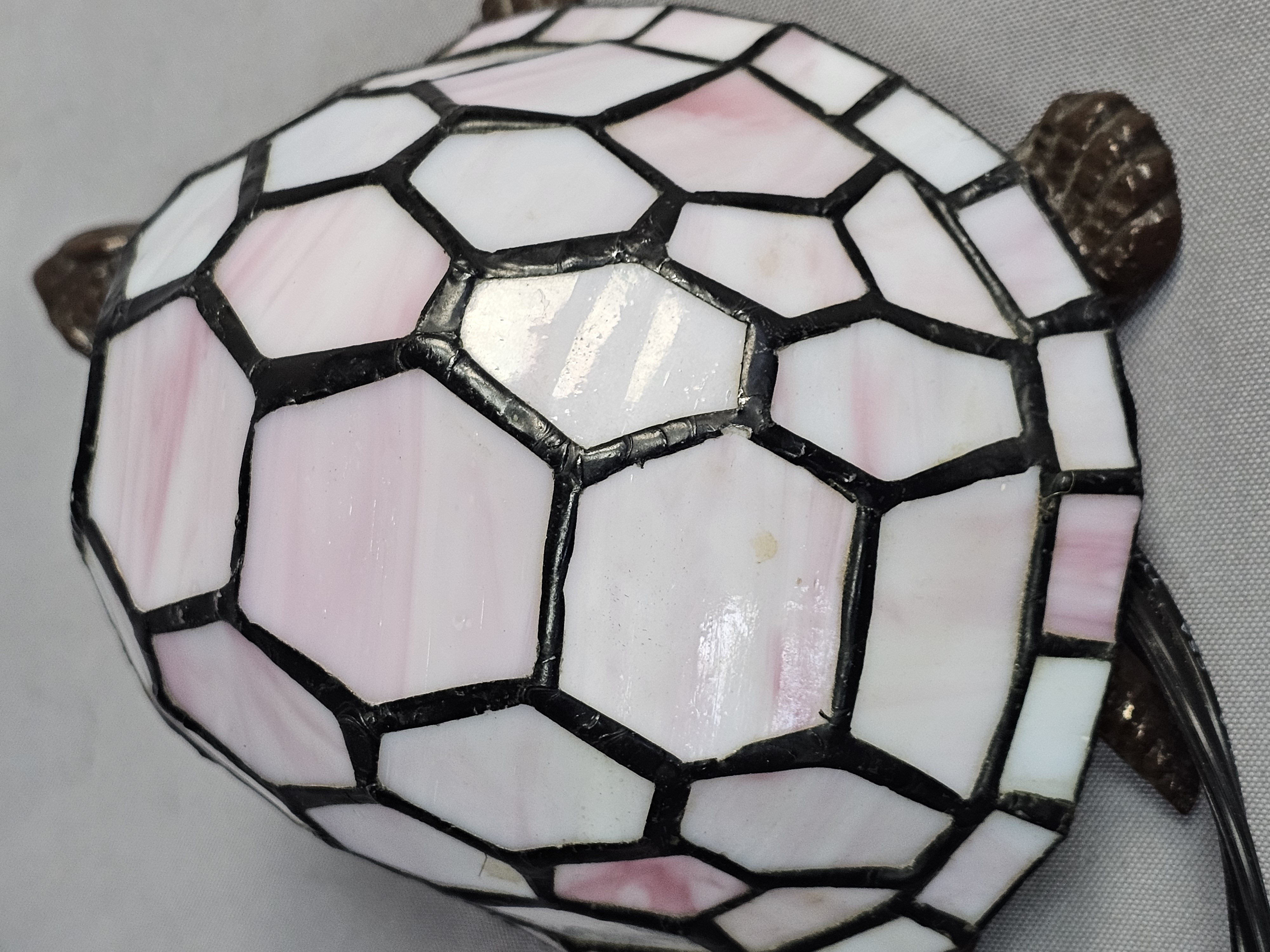 Stained Glass Turtle Accent Lamp