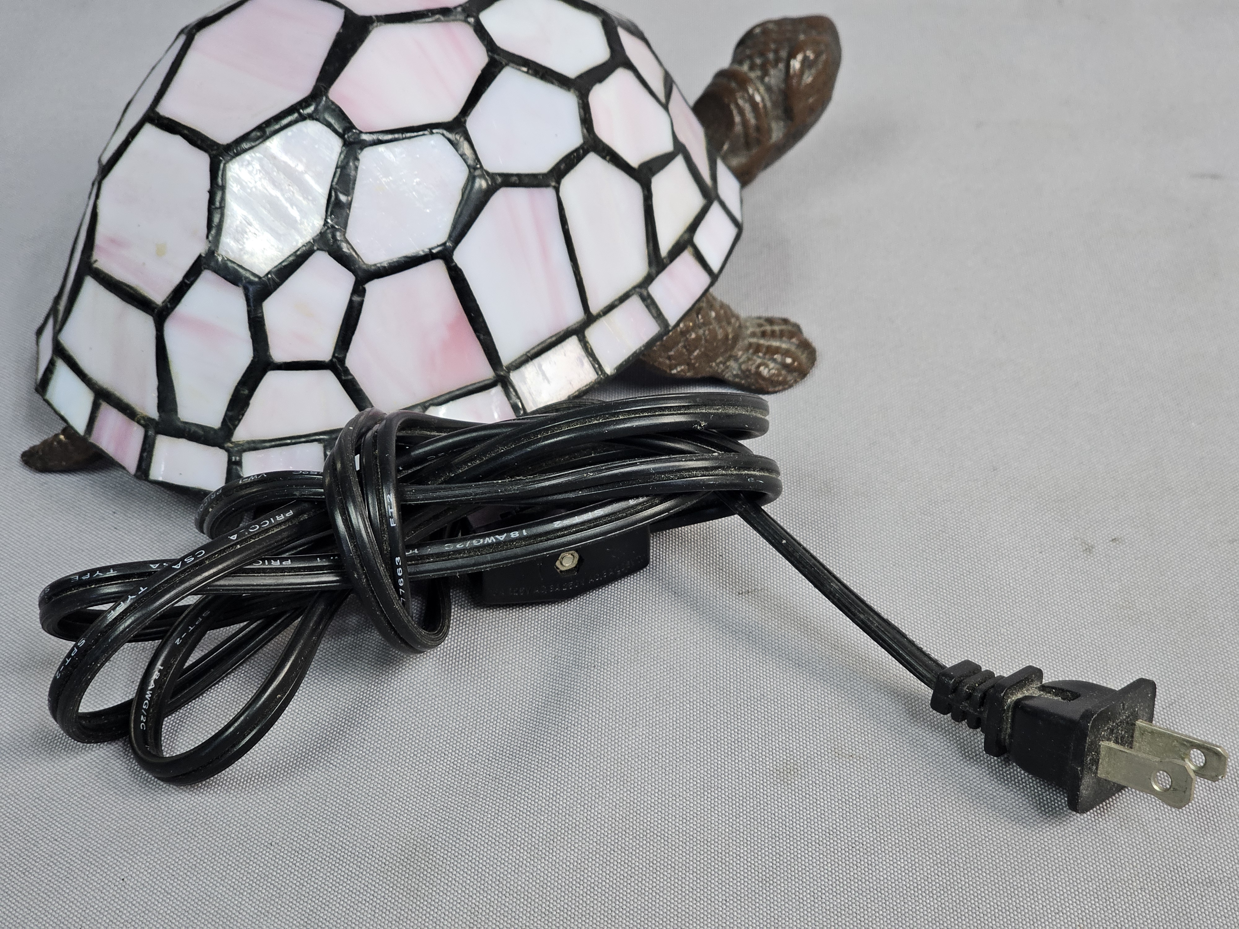 Stained Glass Turtle Accent Lamp