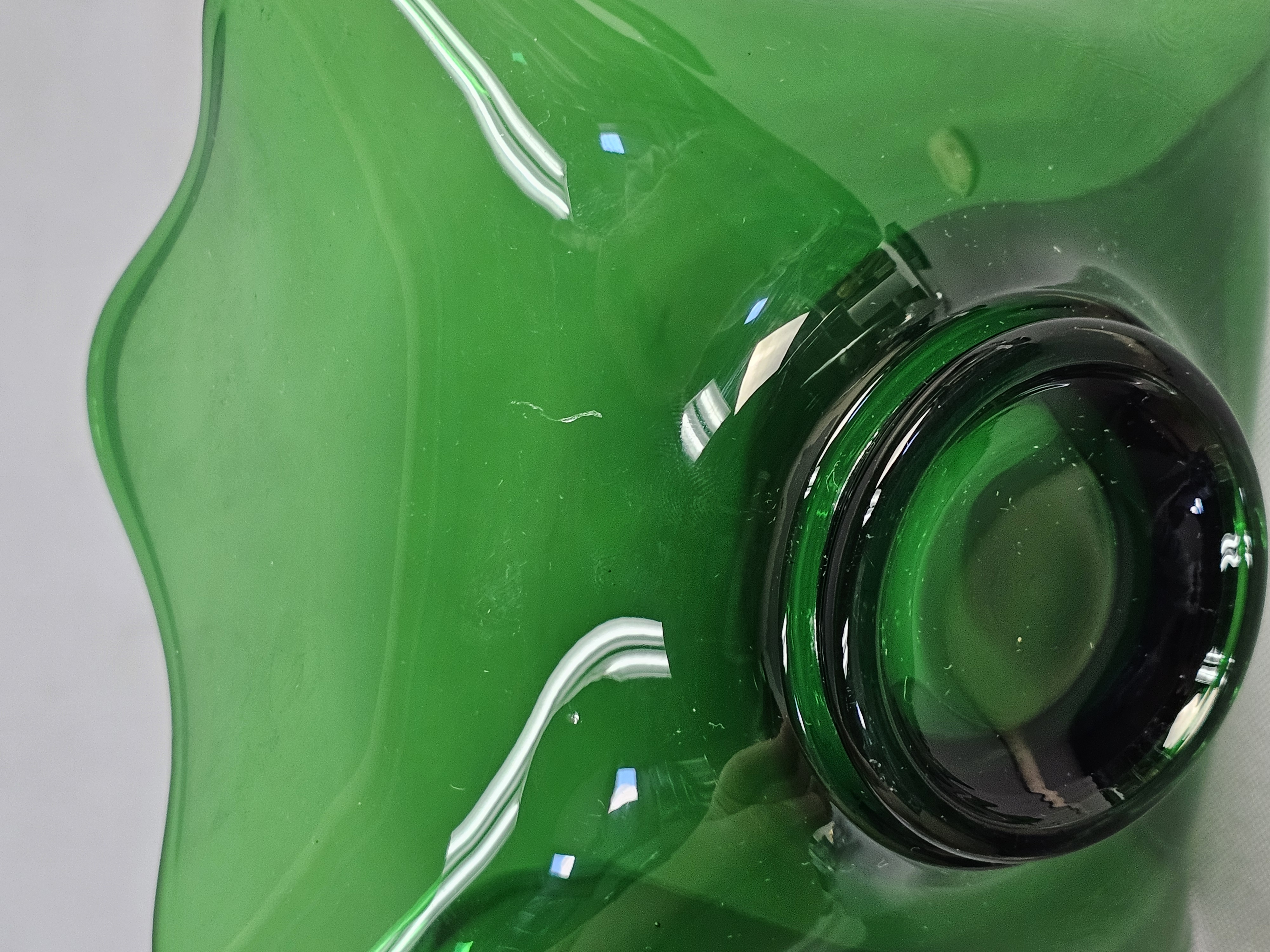 MCM Emerald Green Handkerchief Vase