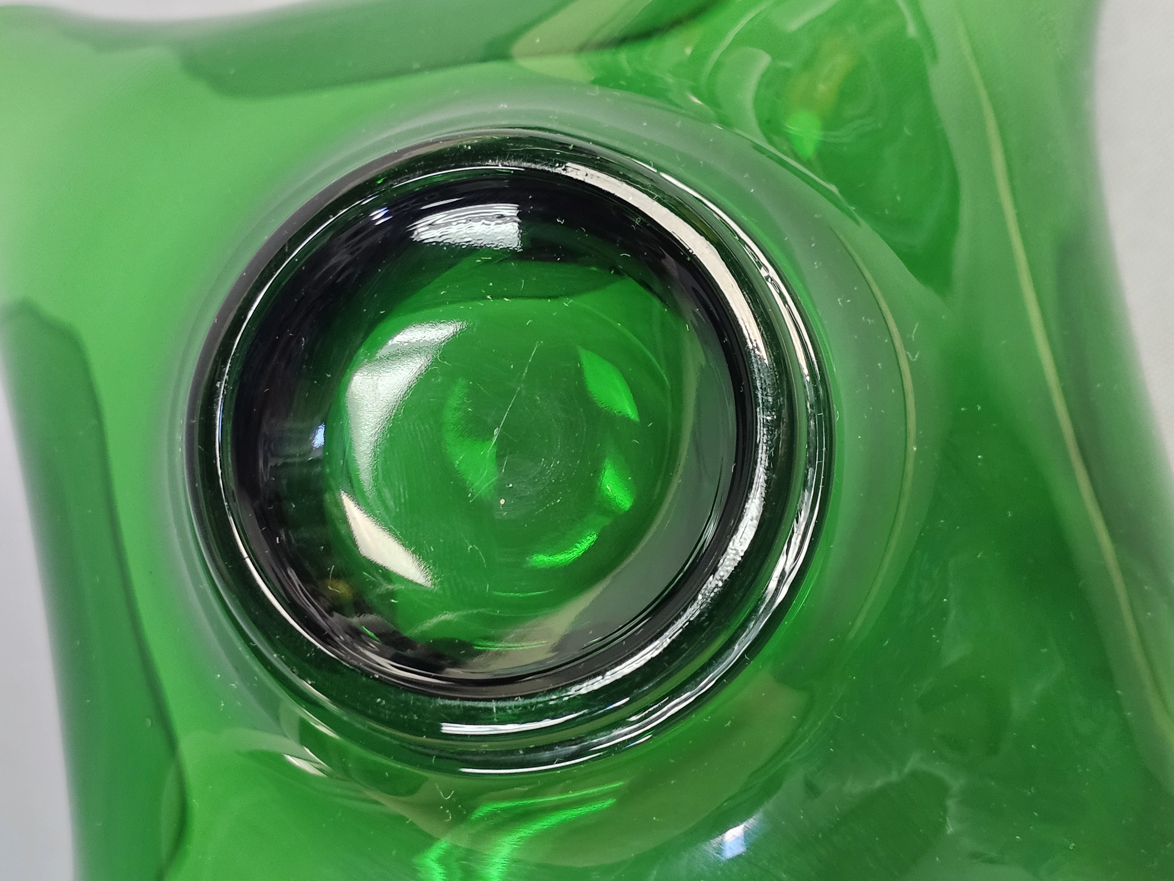 MCM Emerald Green Handkerchief Vase