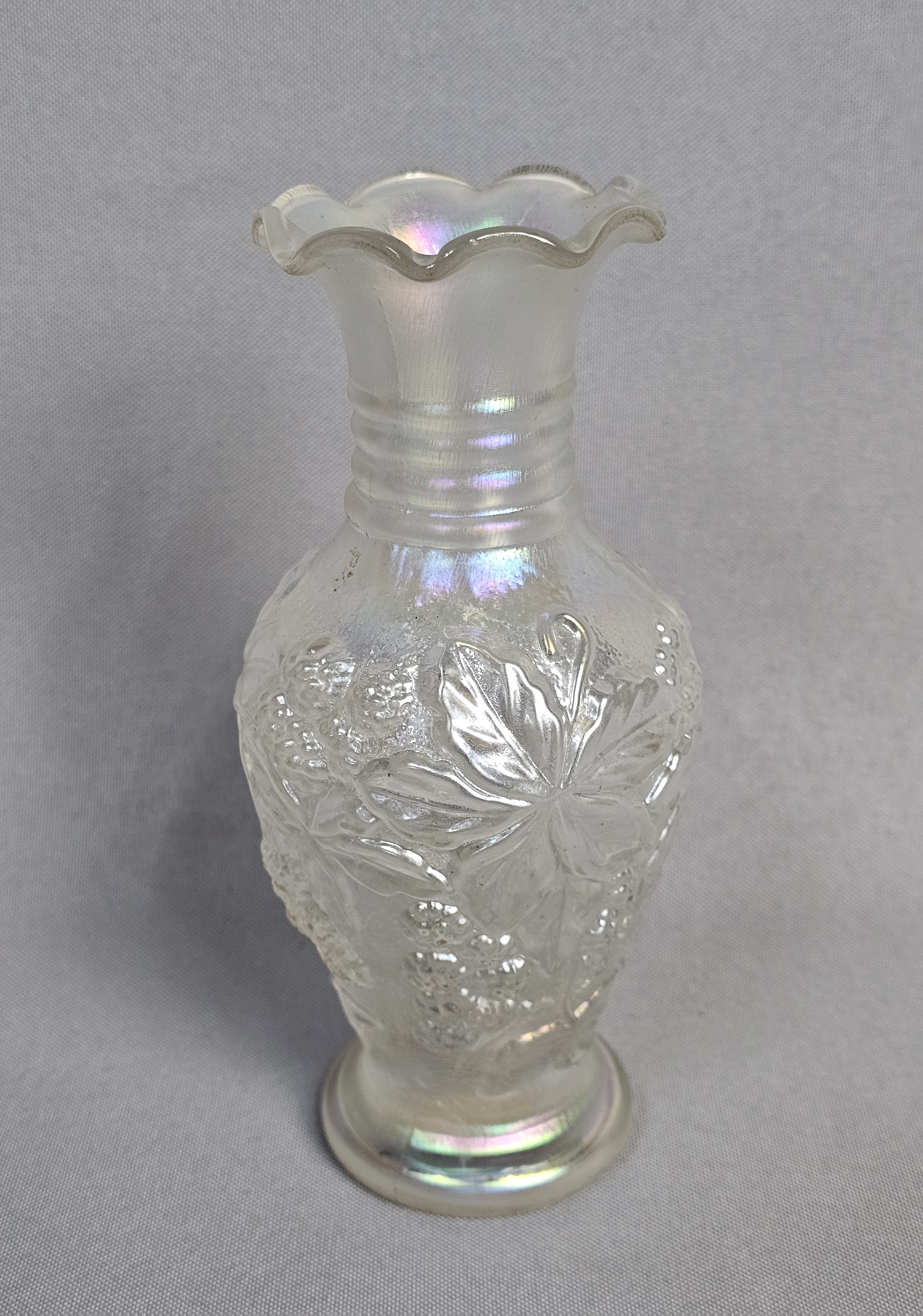 Imperial Loganberry Iridescent Glass Vase