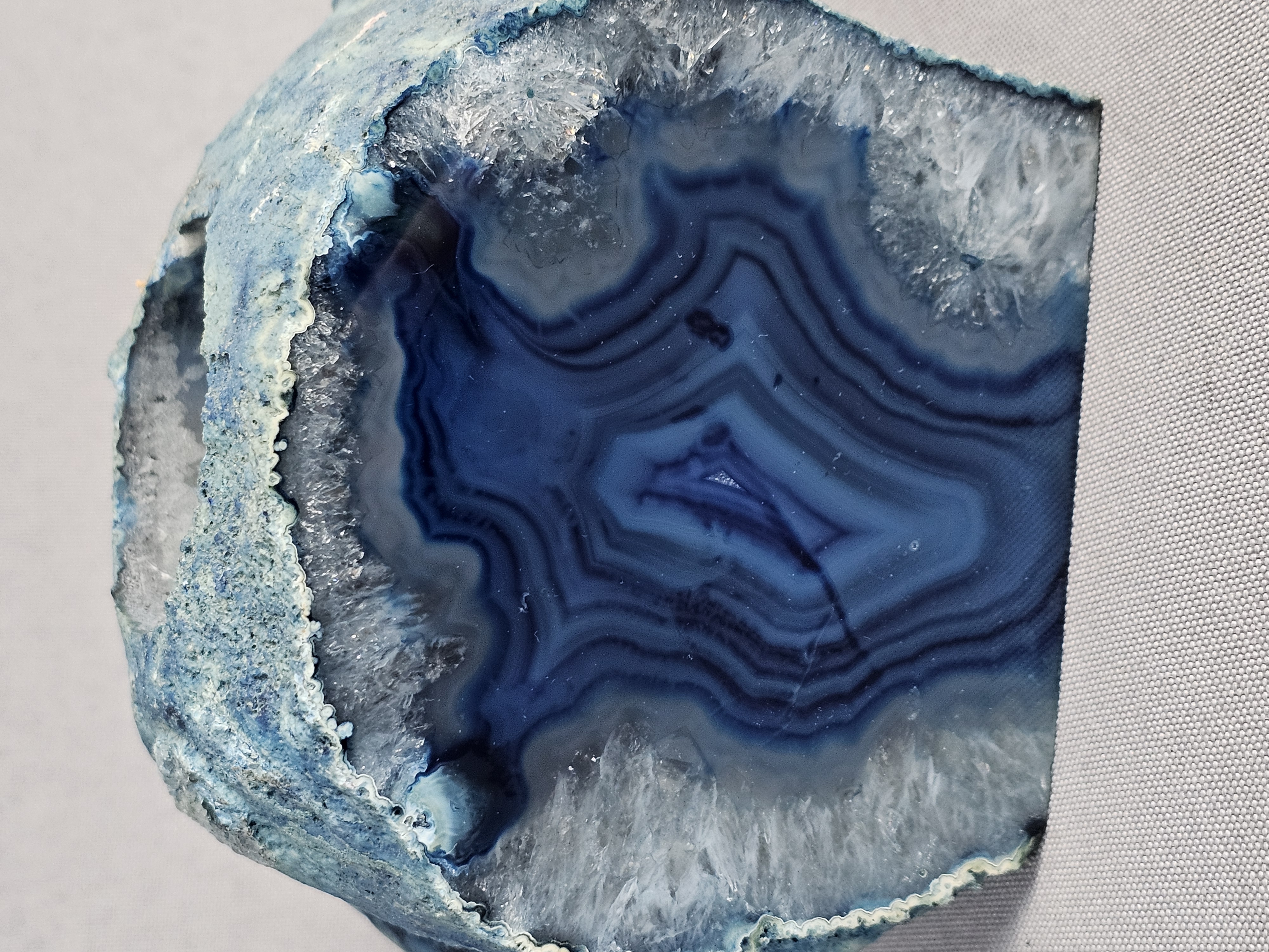 Blue Agate Candle Holder