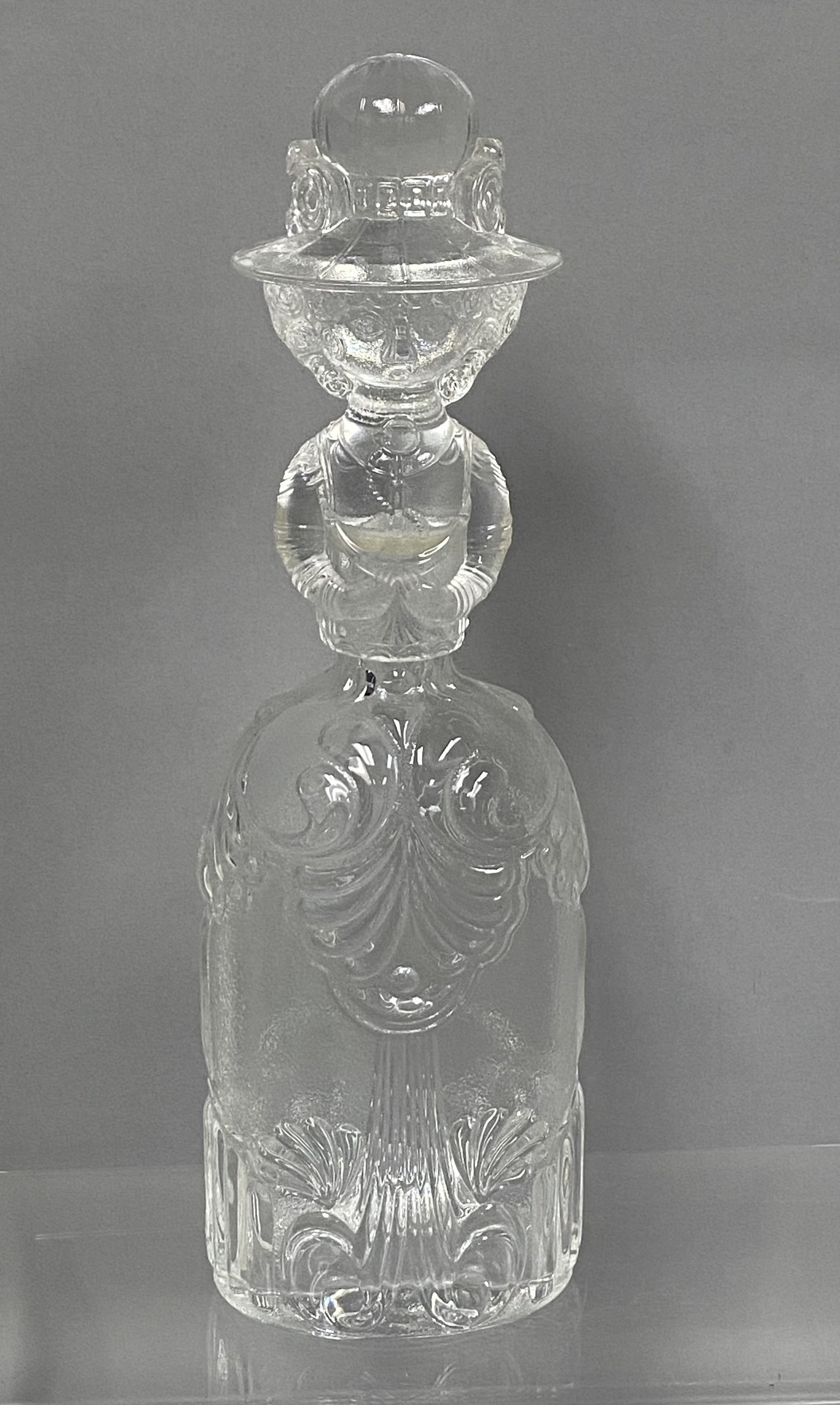 Rosenthal Bjorn Wiinblad Clear Glass Sammelflasche