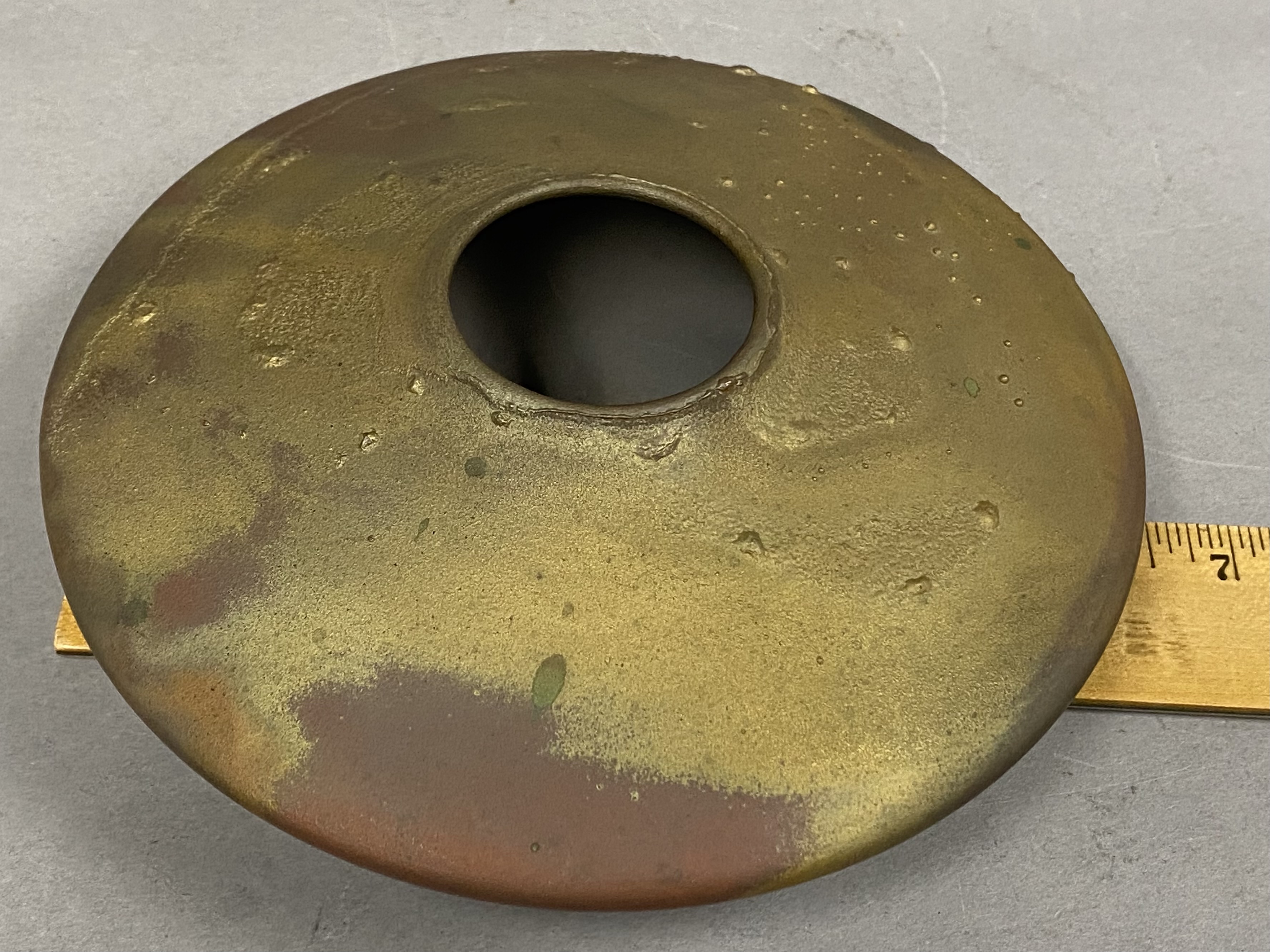 Two Baum Metallic Luster Stoneware Vessels