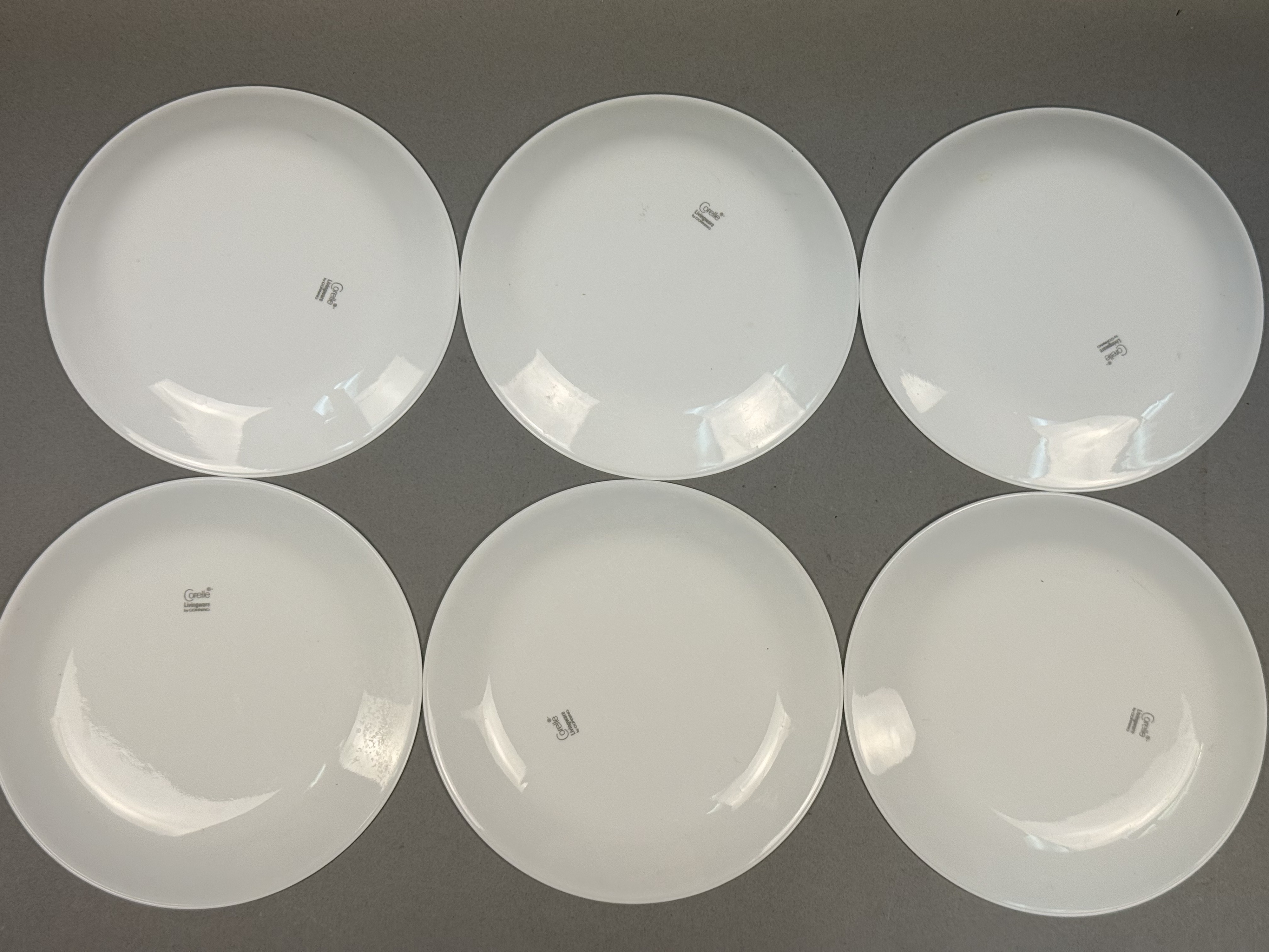 Corelle Spring Blossom Green Dinner Plates