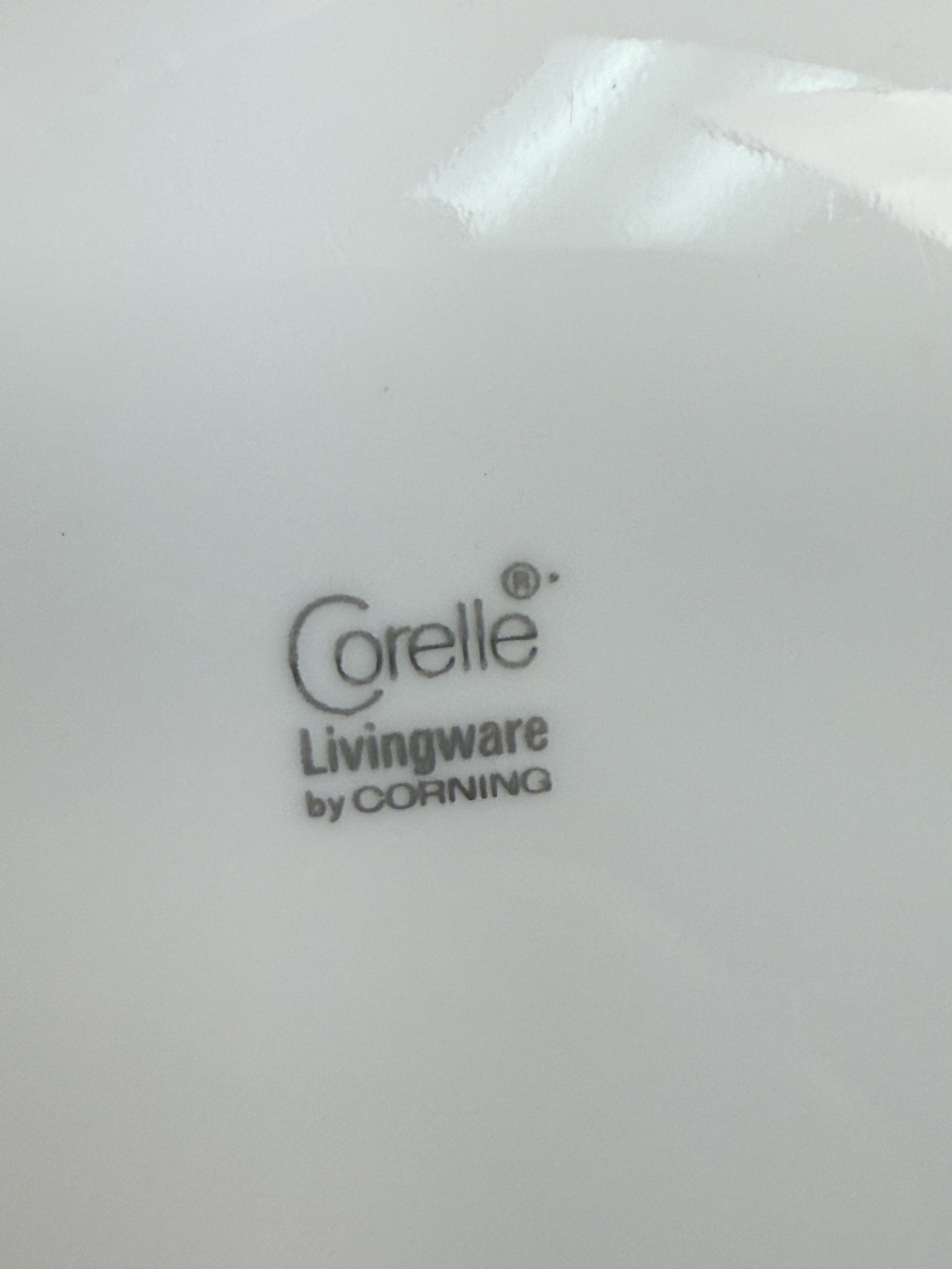 Corelle Spring Blossom Green Dinner Plates