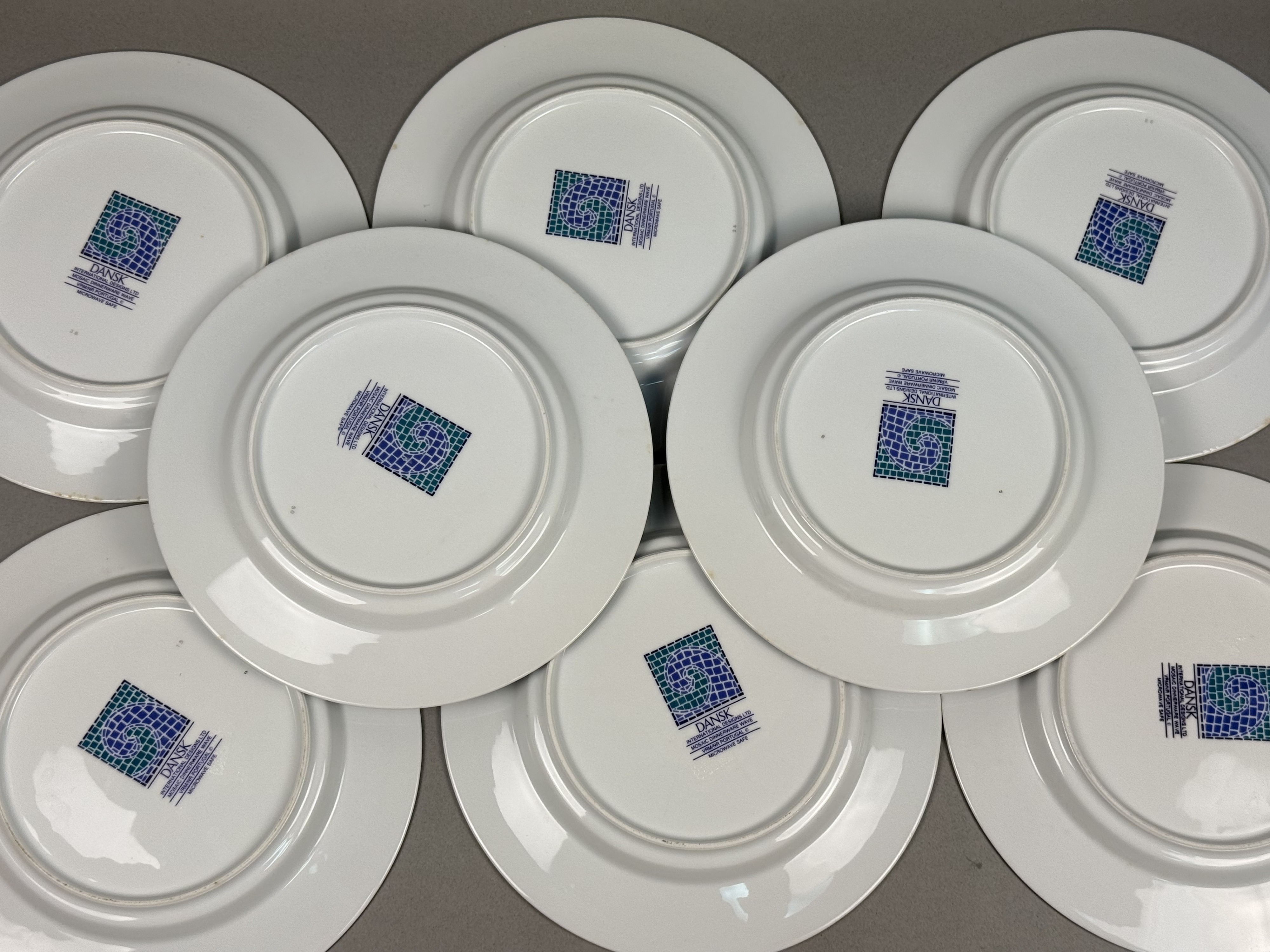 Dansk Mosaic Dinnerware Wave Plates