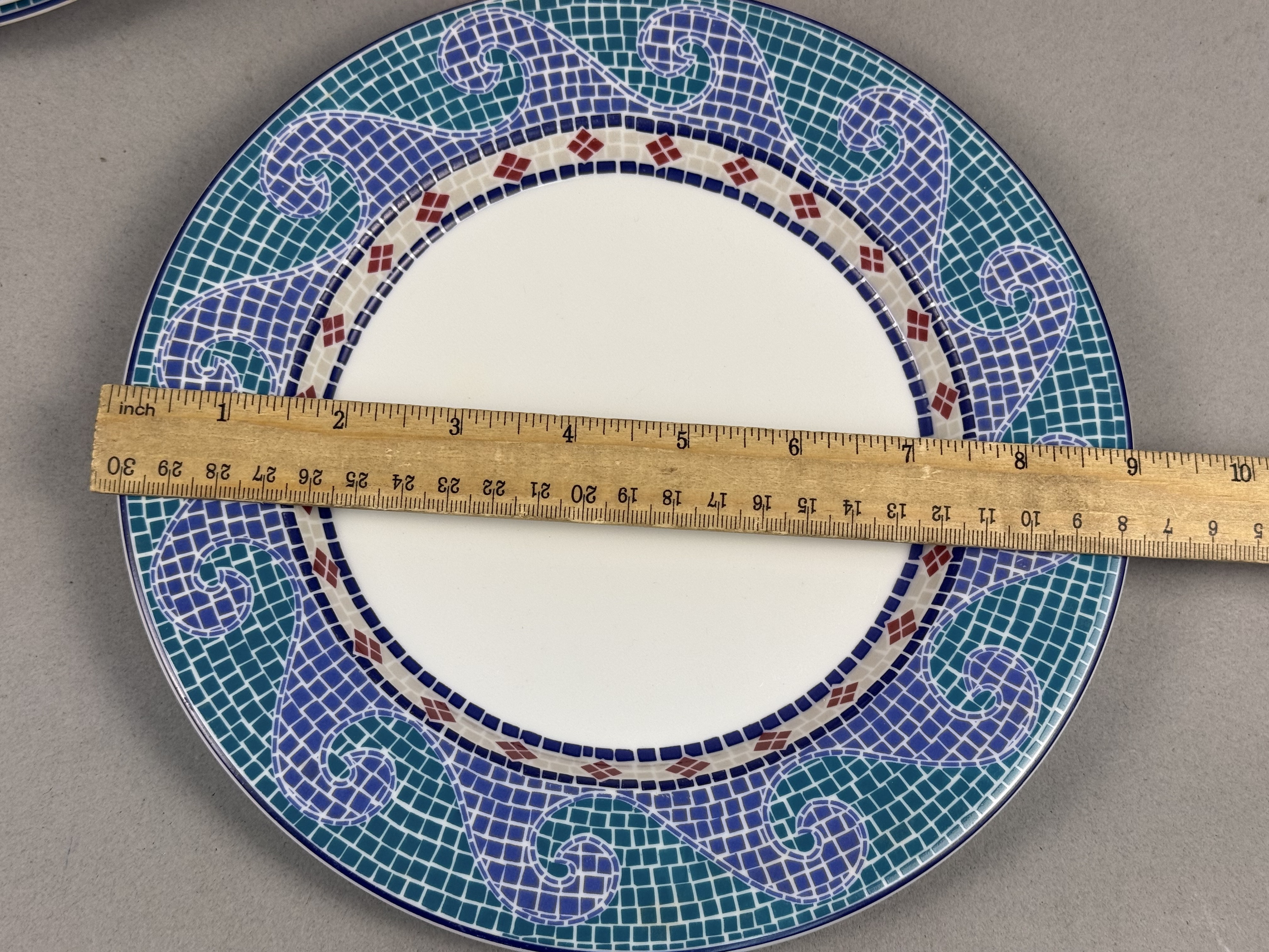 Dansk Mosaic Dinnerware Wave Plates