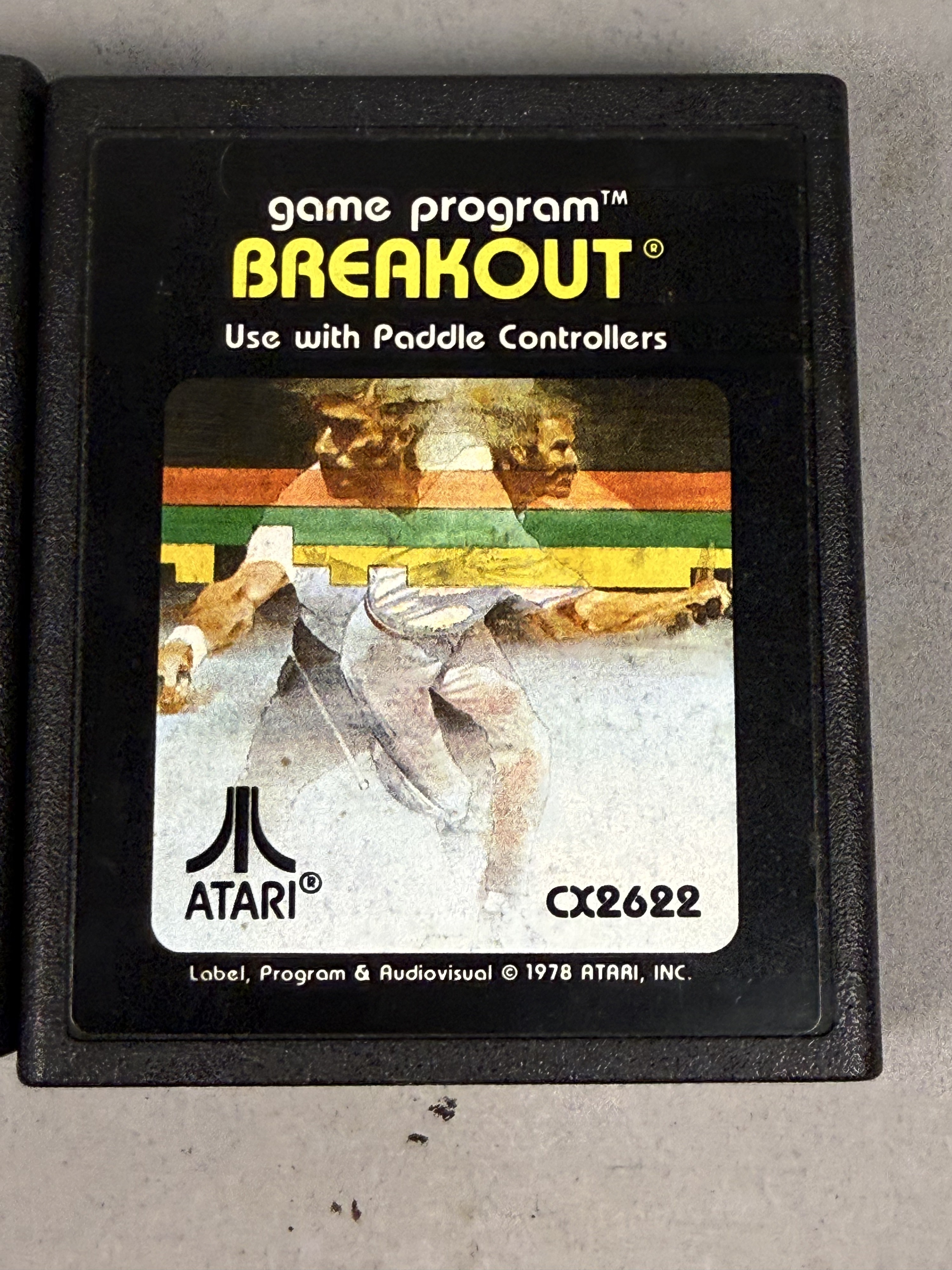 Three Atari 2600 Plastic Game Cartridges