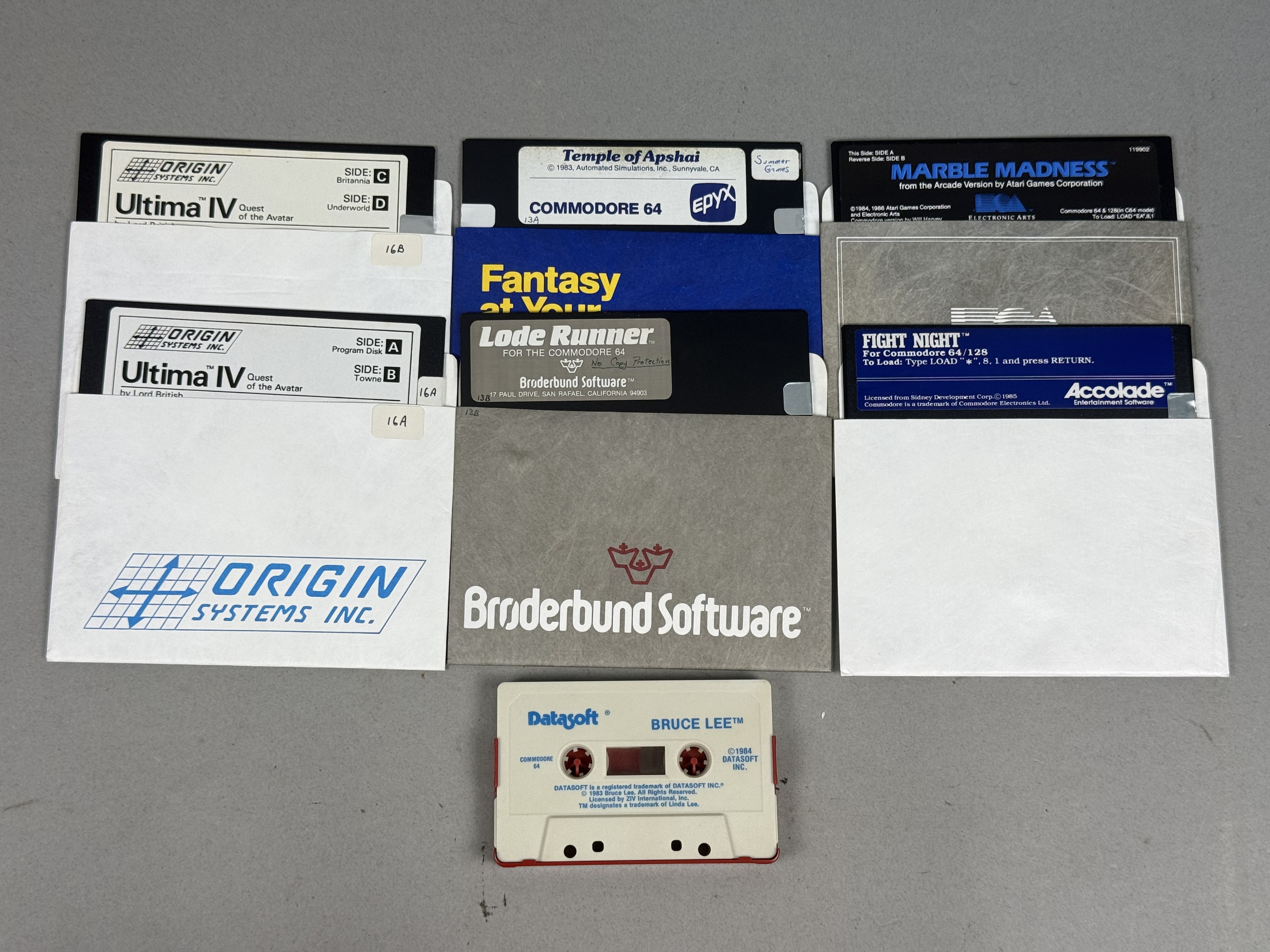 Assortment of Commodore Home Computer Games