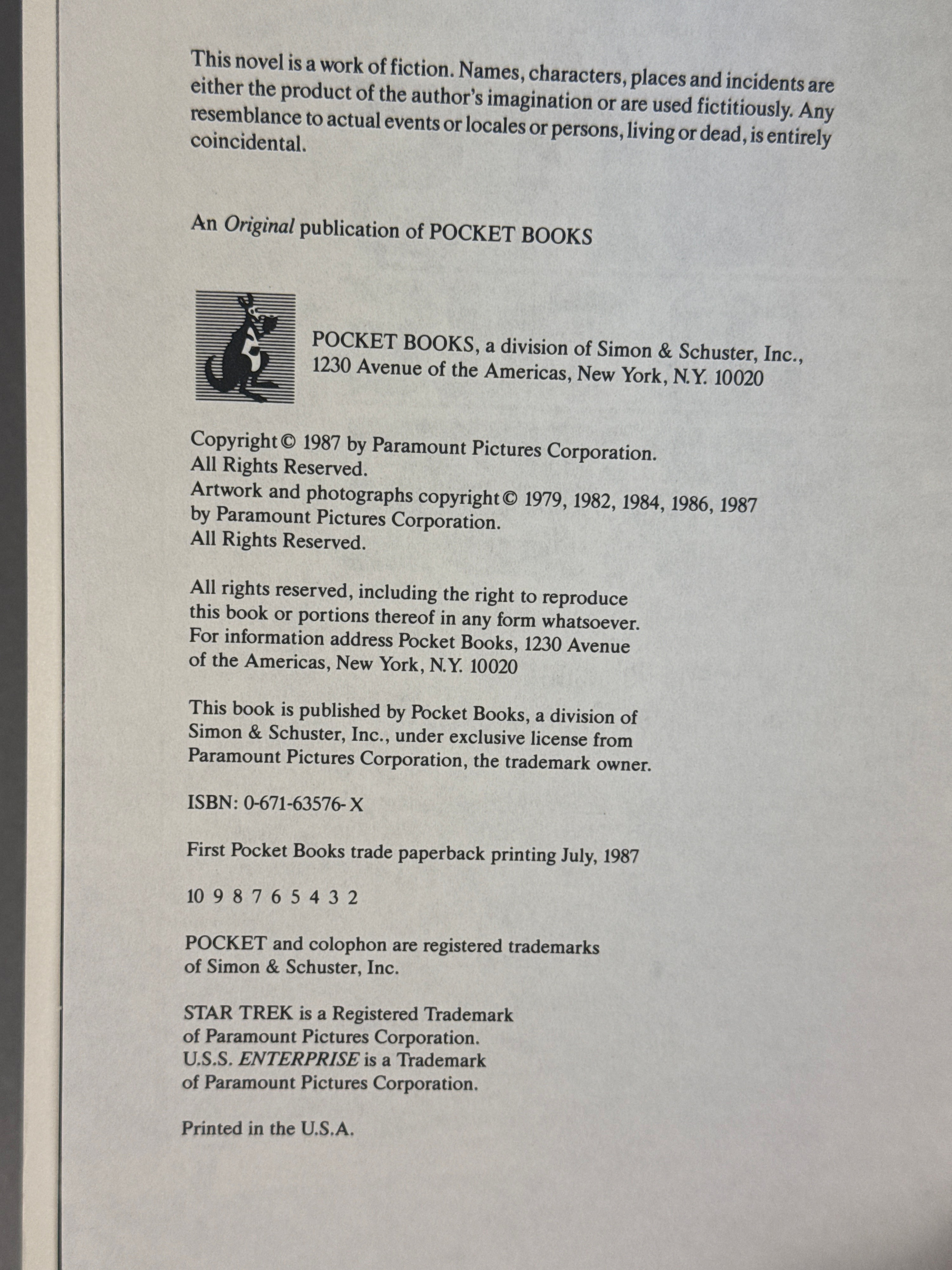 Three Star Trek Commemorative Publications