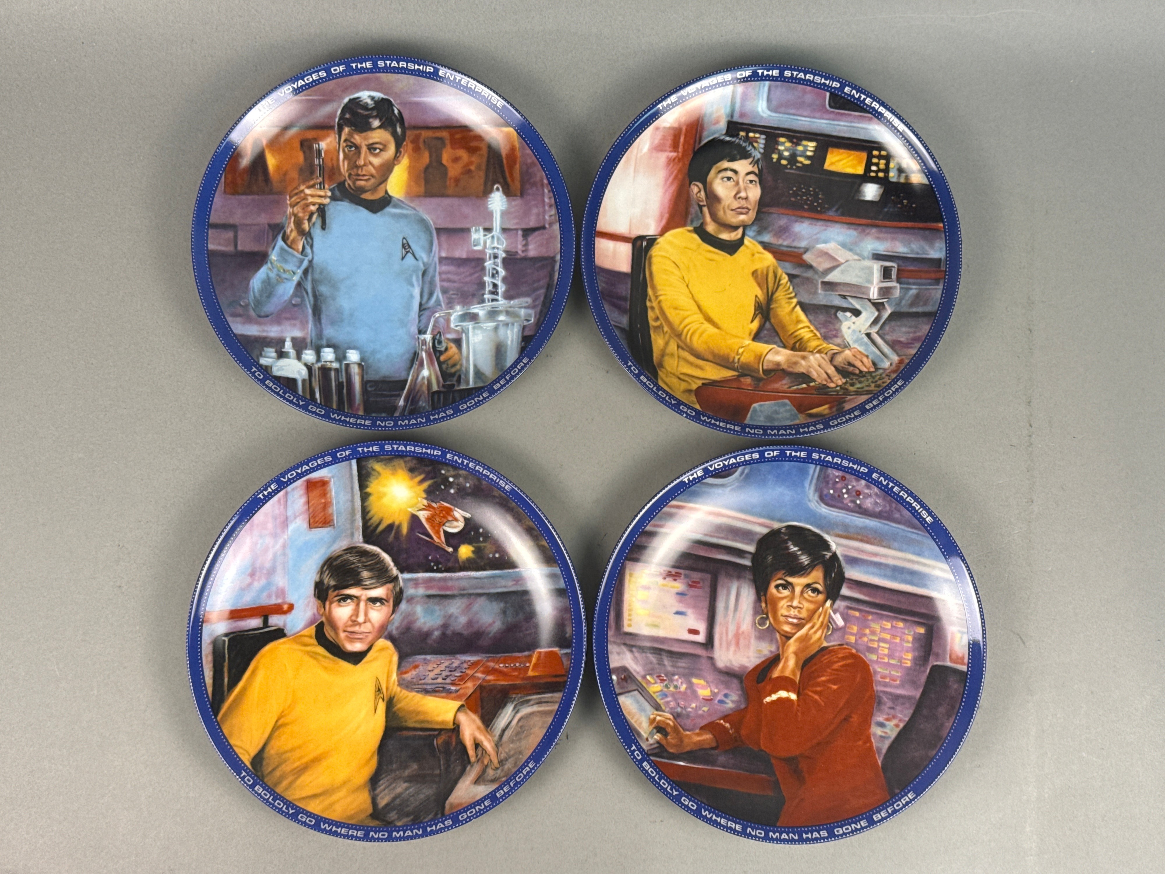 Ernst Hamilton Star Trek Collector Plates
