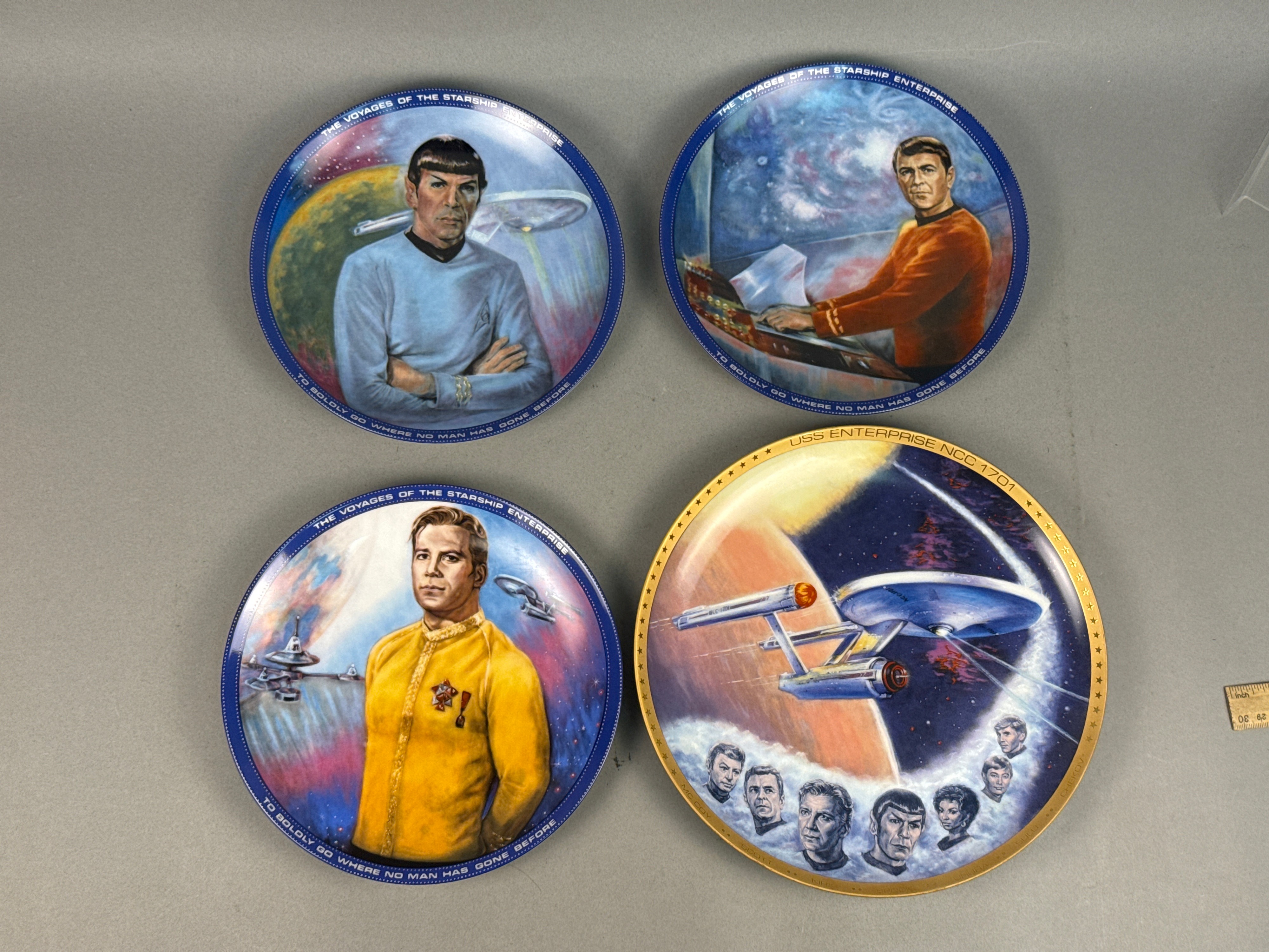 Ernst Hamilton Star Trek Porcelain Collector Plates