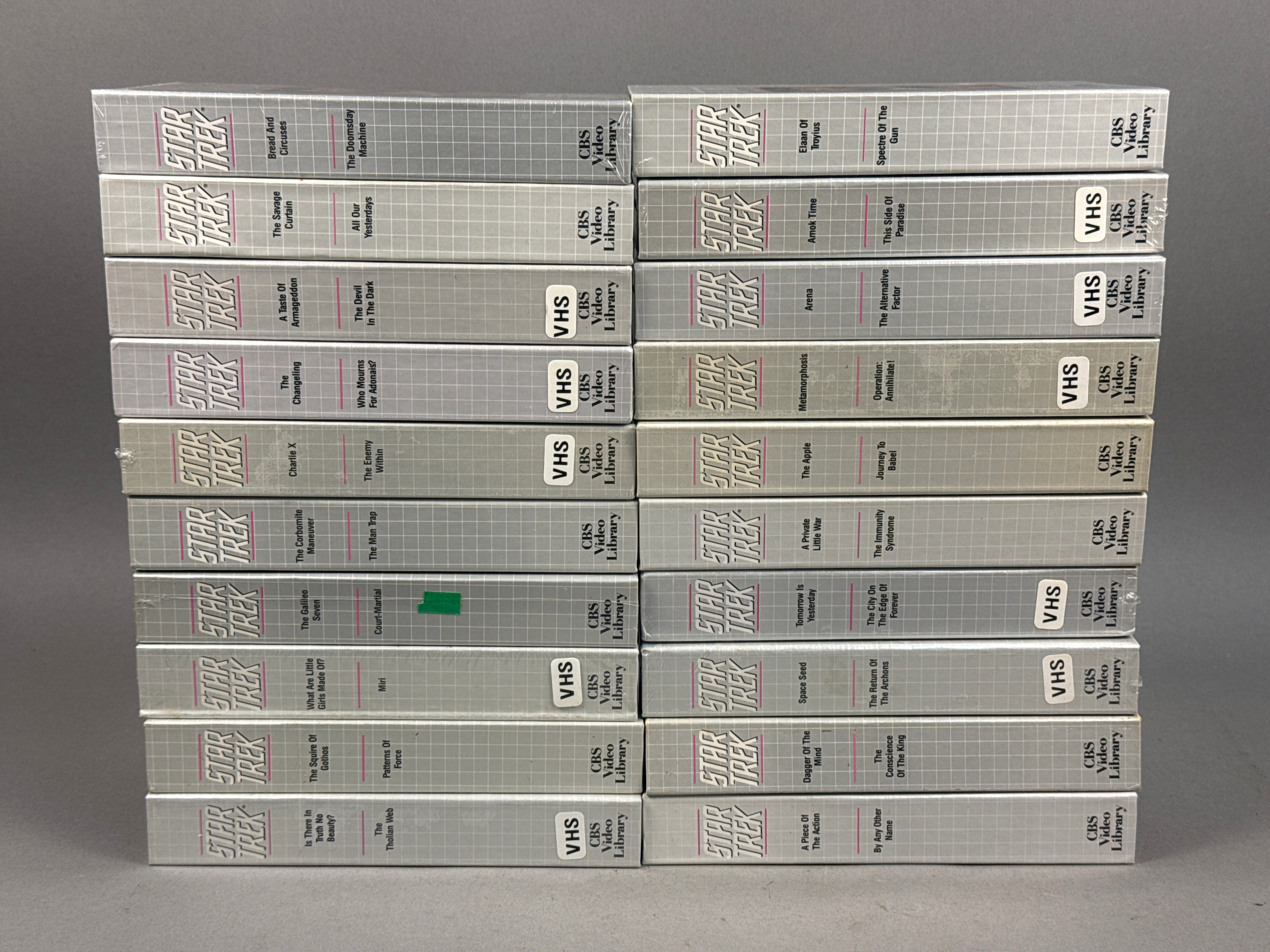 CBS Video Library Star Trek VHS Collection