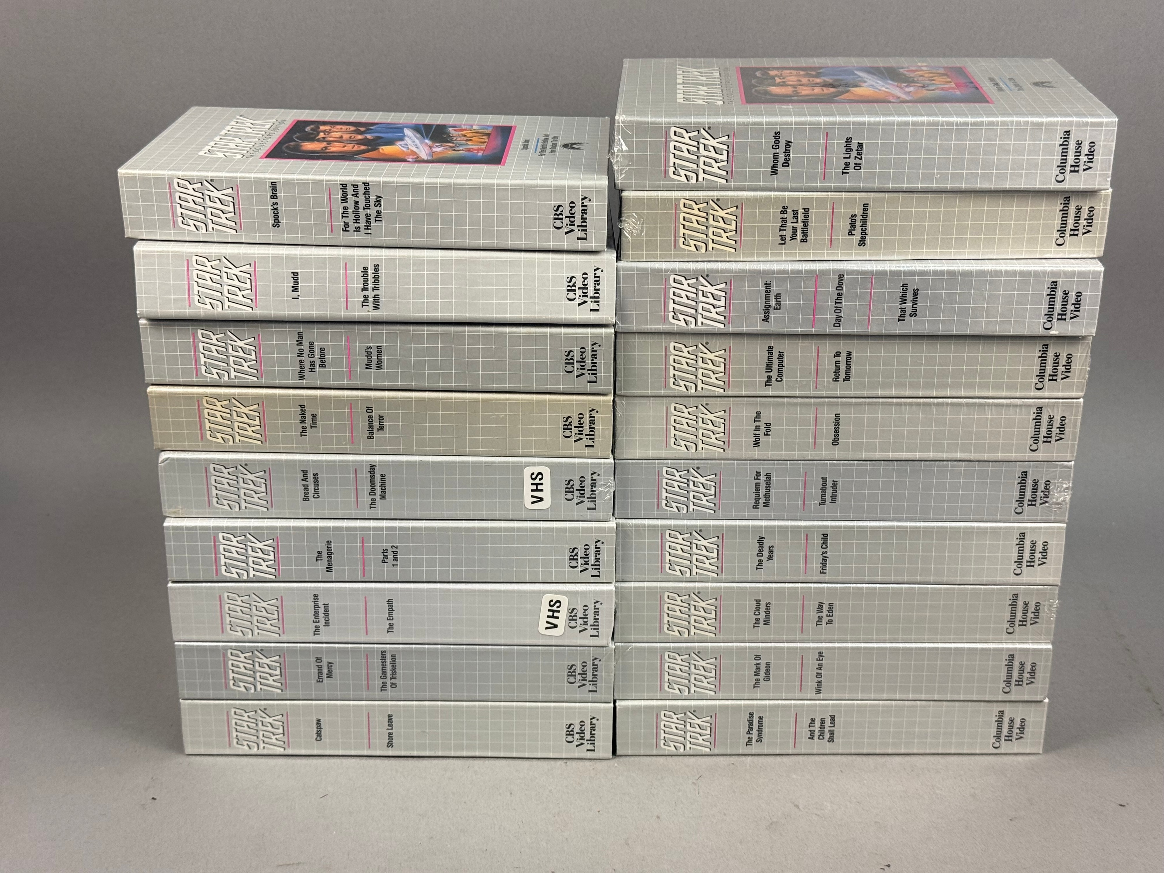 Columbia House Star Trek Collector's Edition VHS Collection
