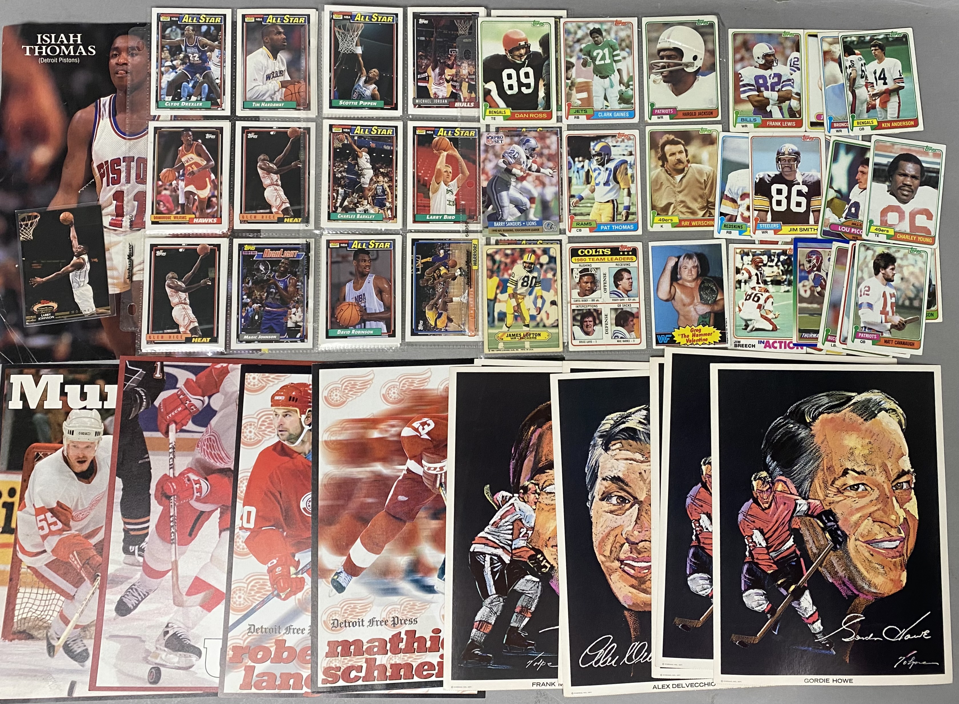 Mixed Sports Trading Card Assortment