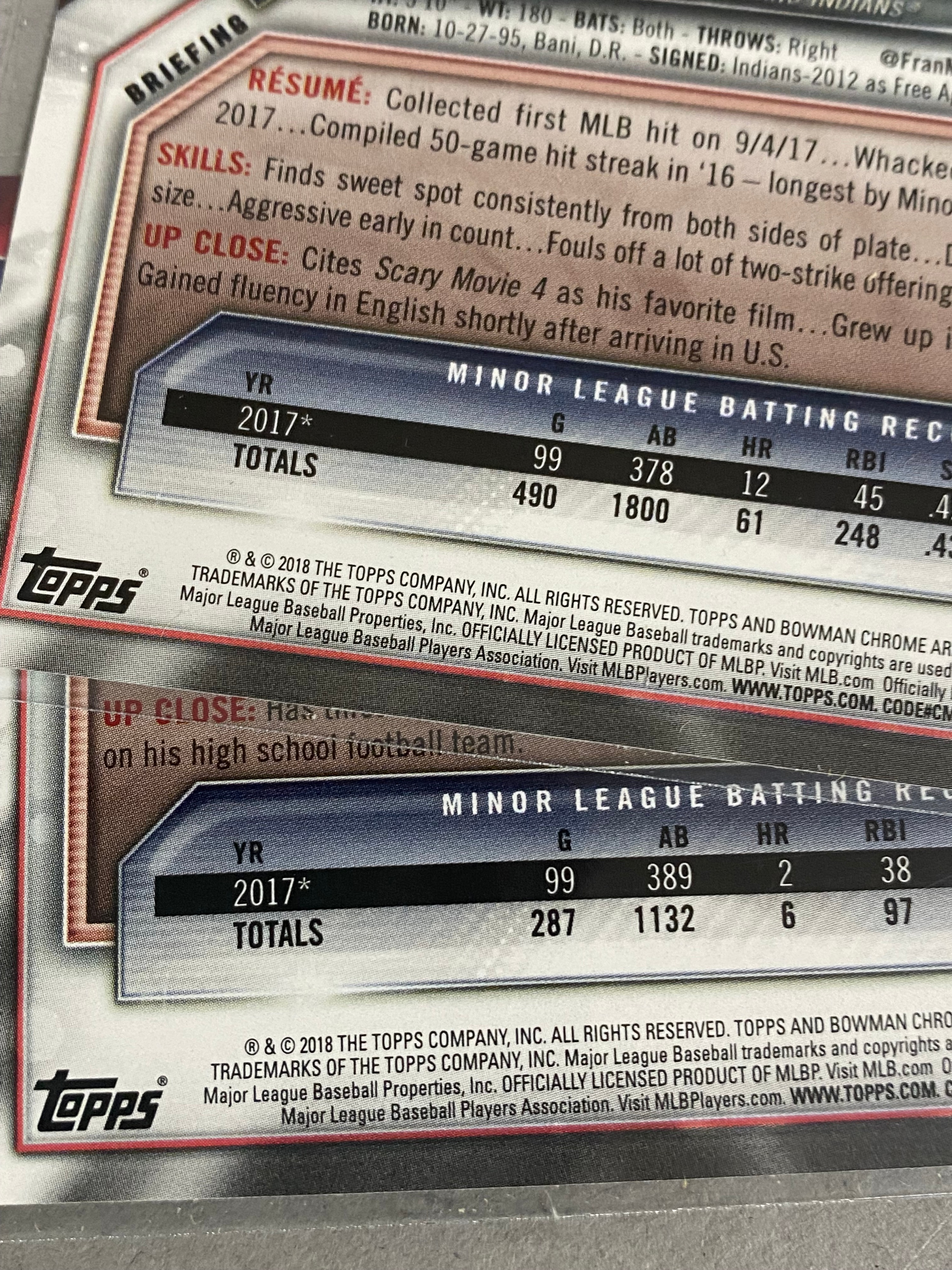 Topps Baseball Trading Card Bulk Collection
