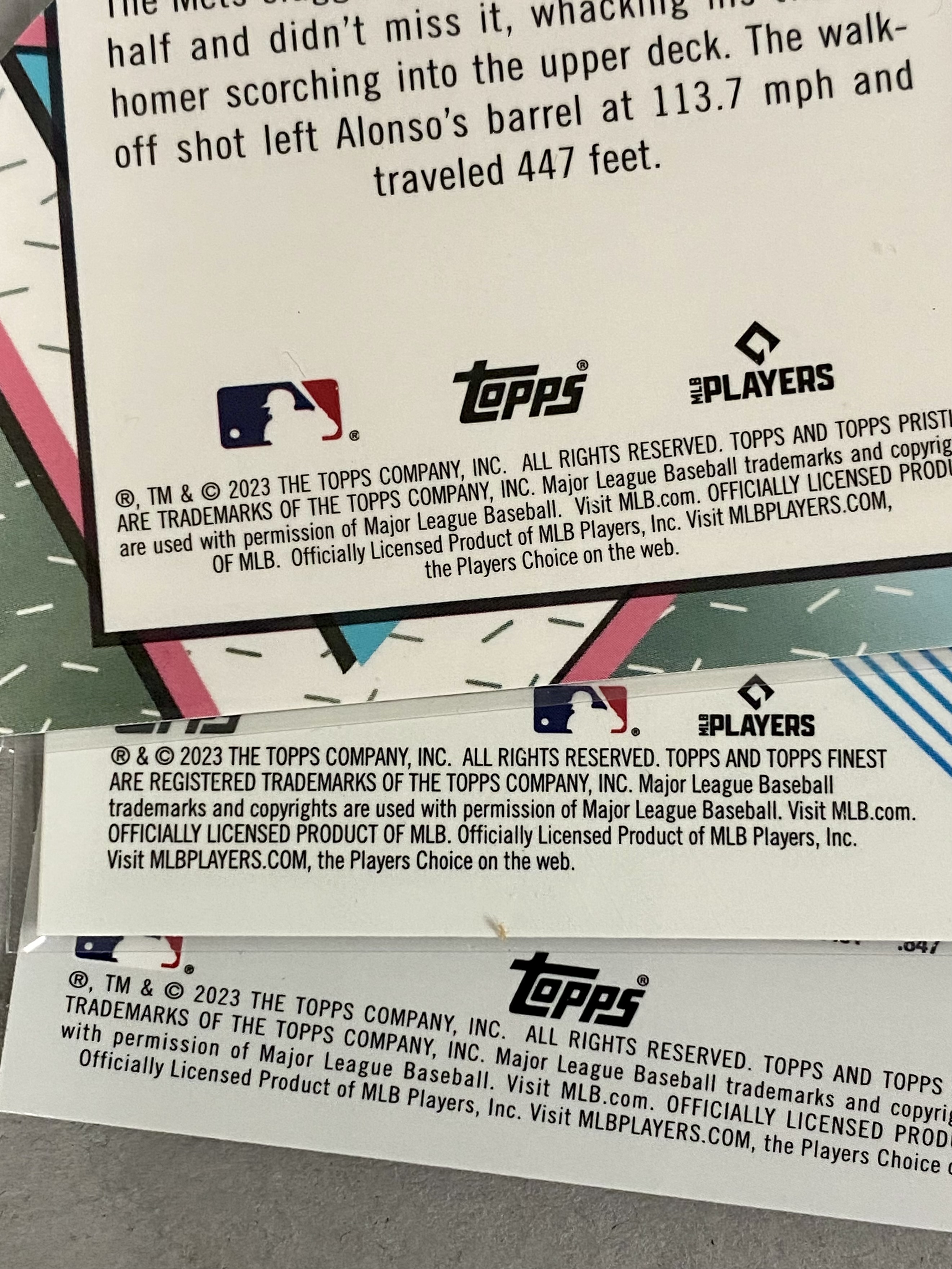 Topps and Bowman Chrome Baseball Card Collection