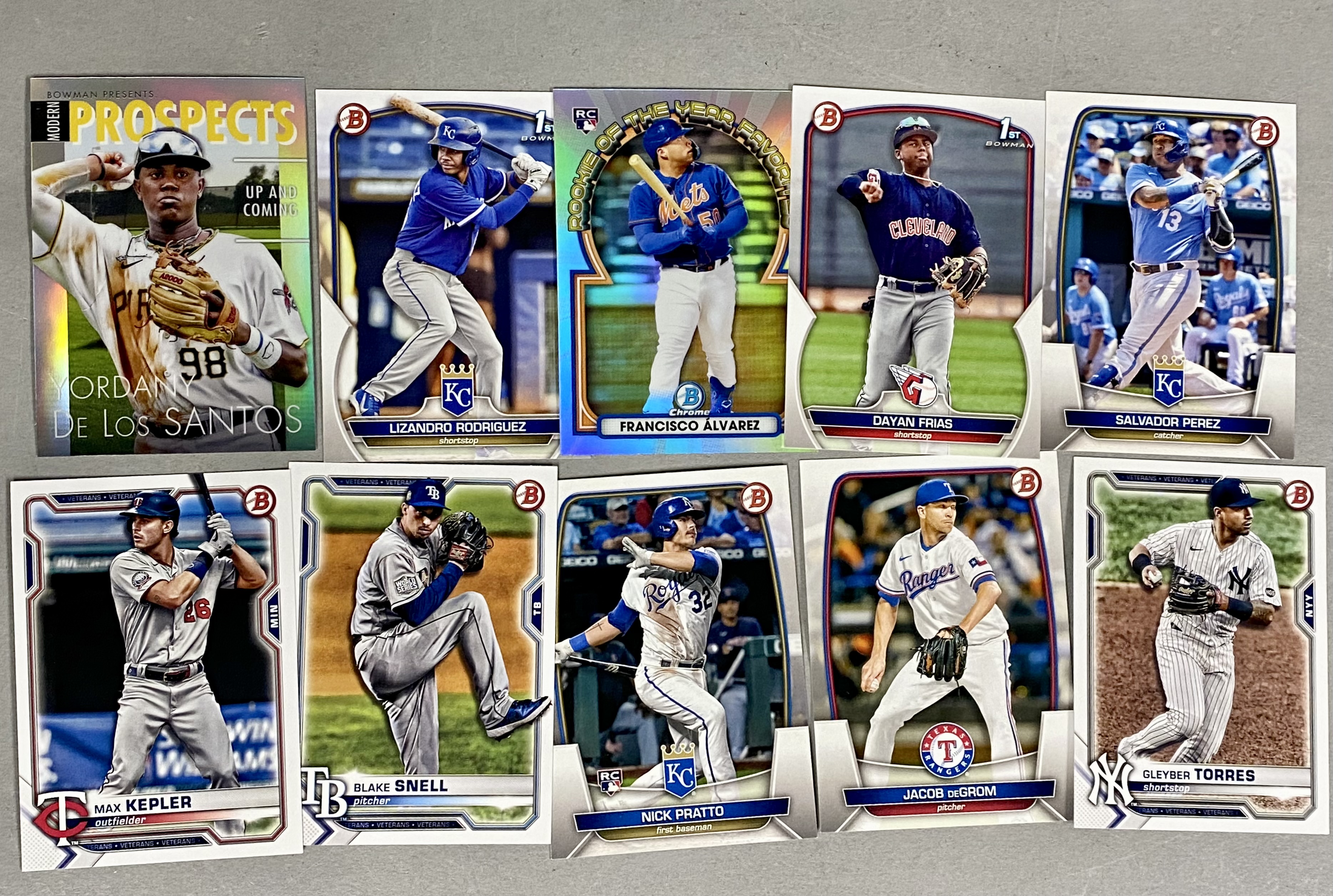 Topps Bowman Modern Baseball Card Collection