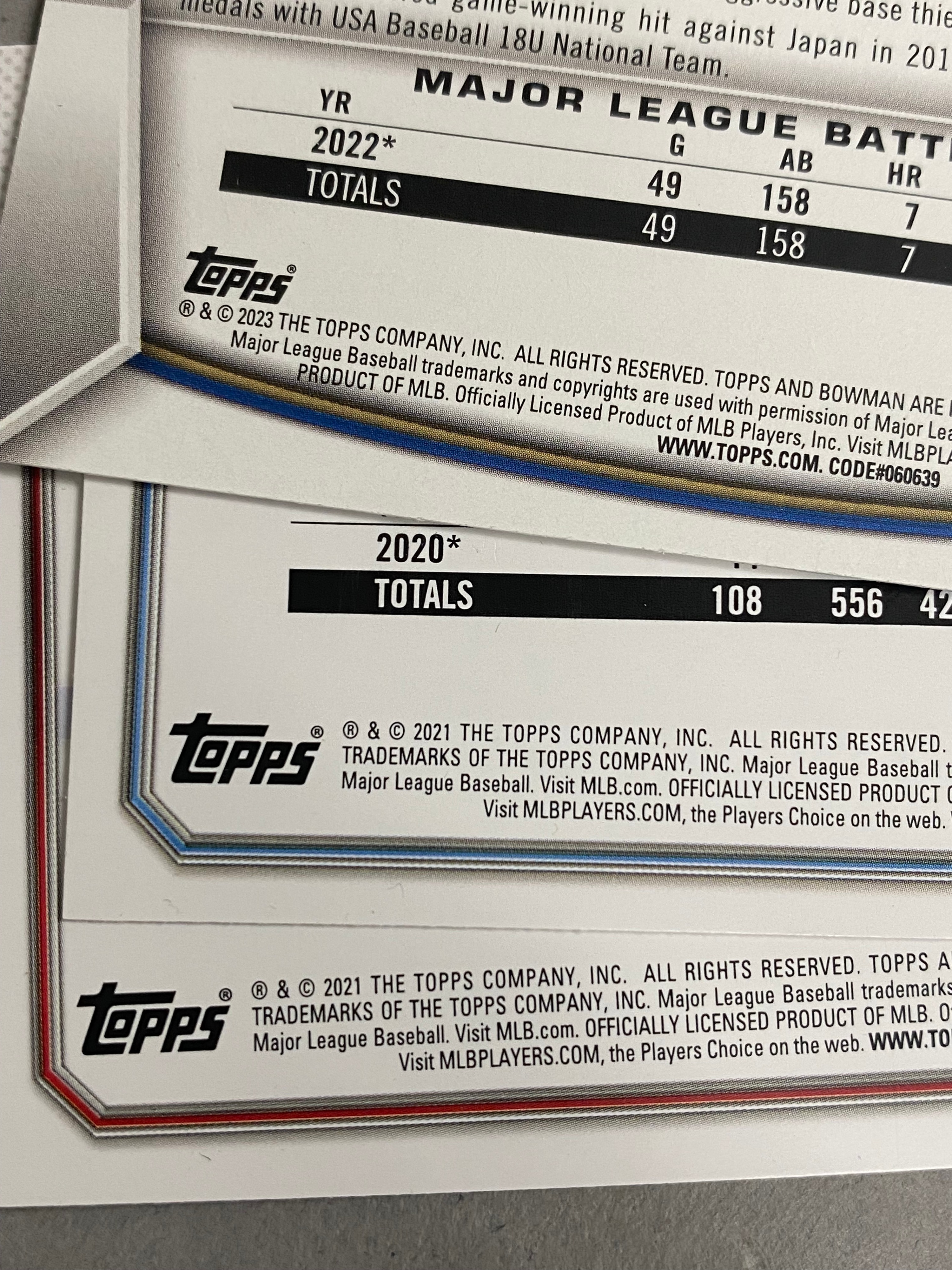 Topps Bowman Modern Baseball Card Collection