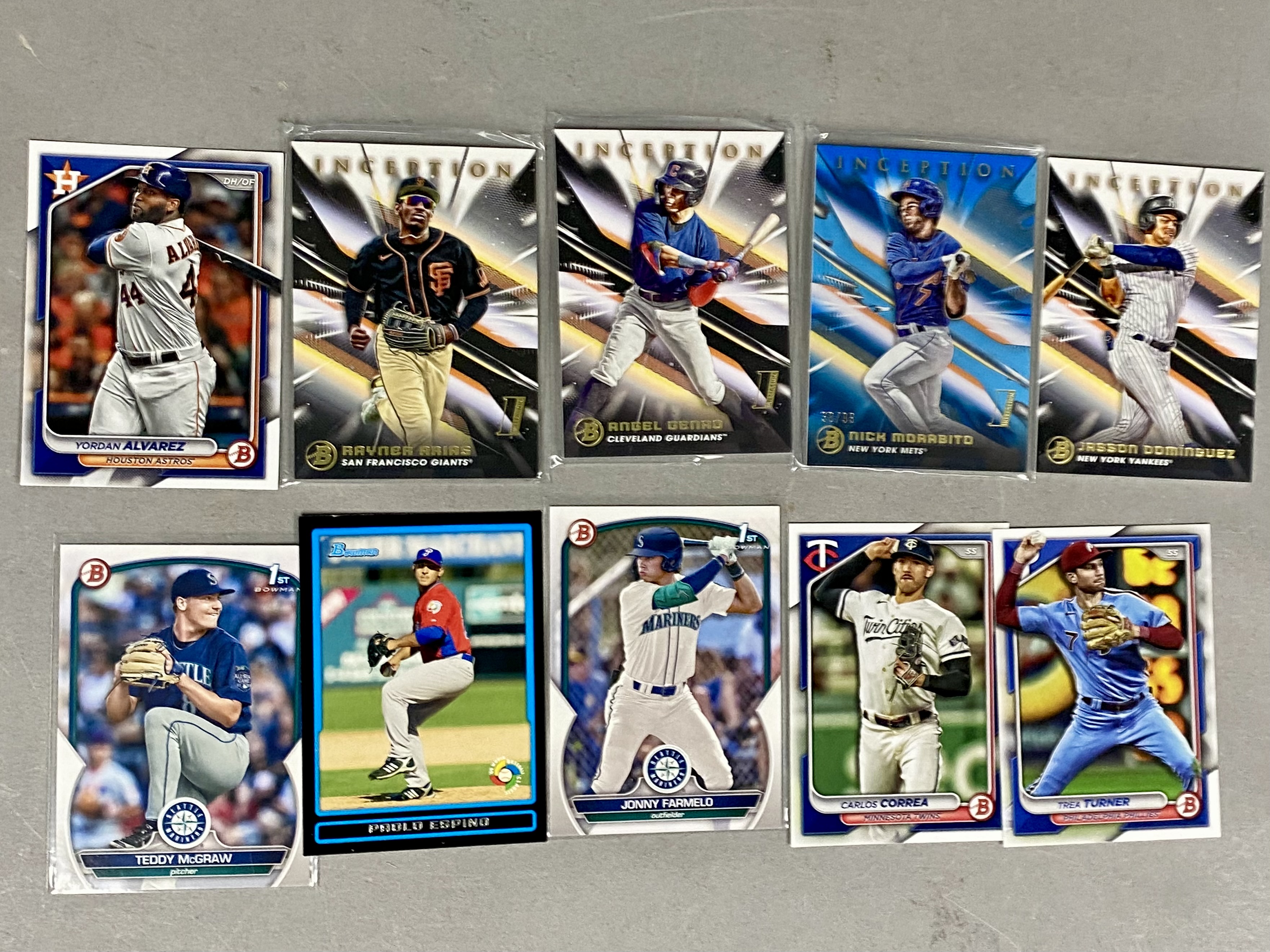 Topps Bowman Modern Baseball Card Collection