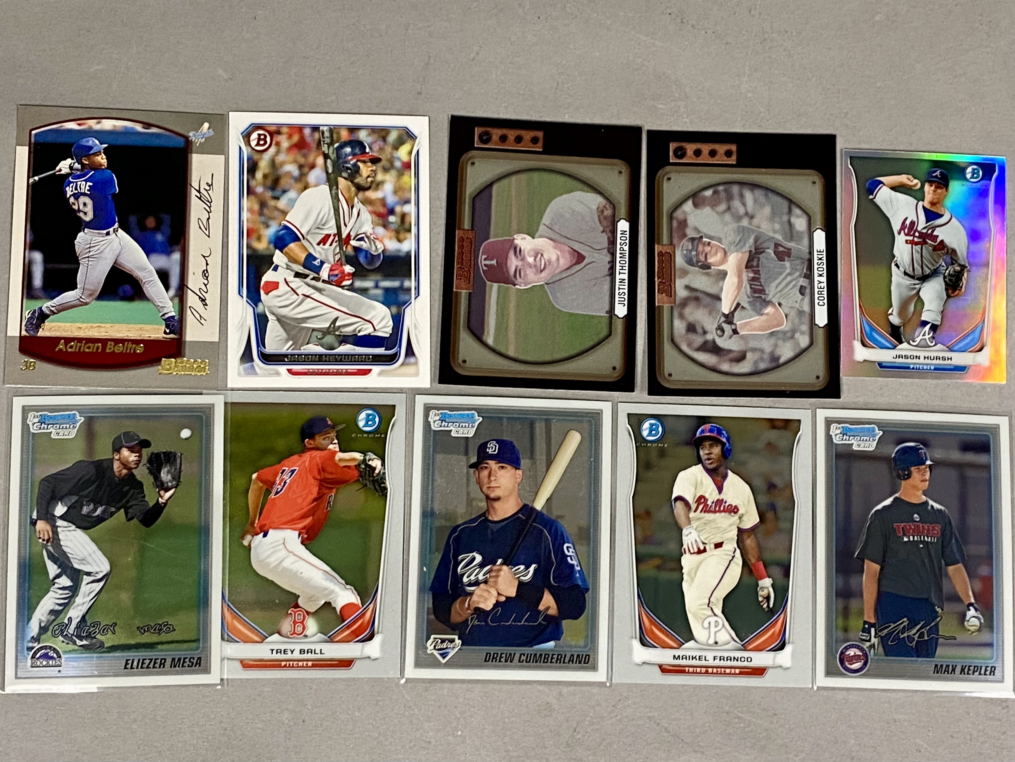 Topps and Bowman Baseball Card Collection