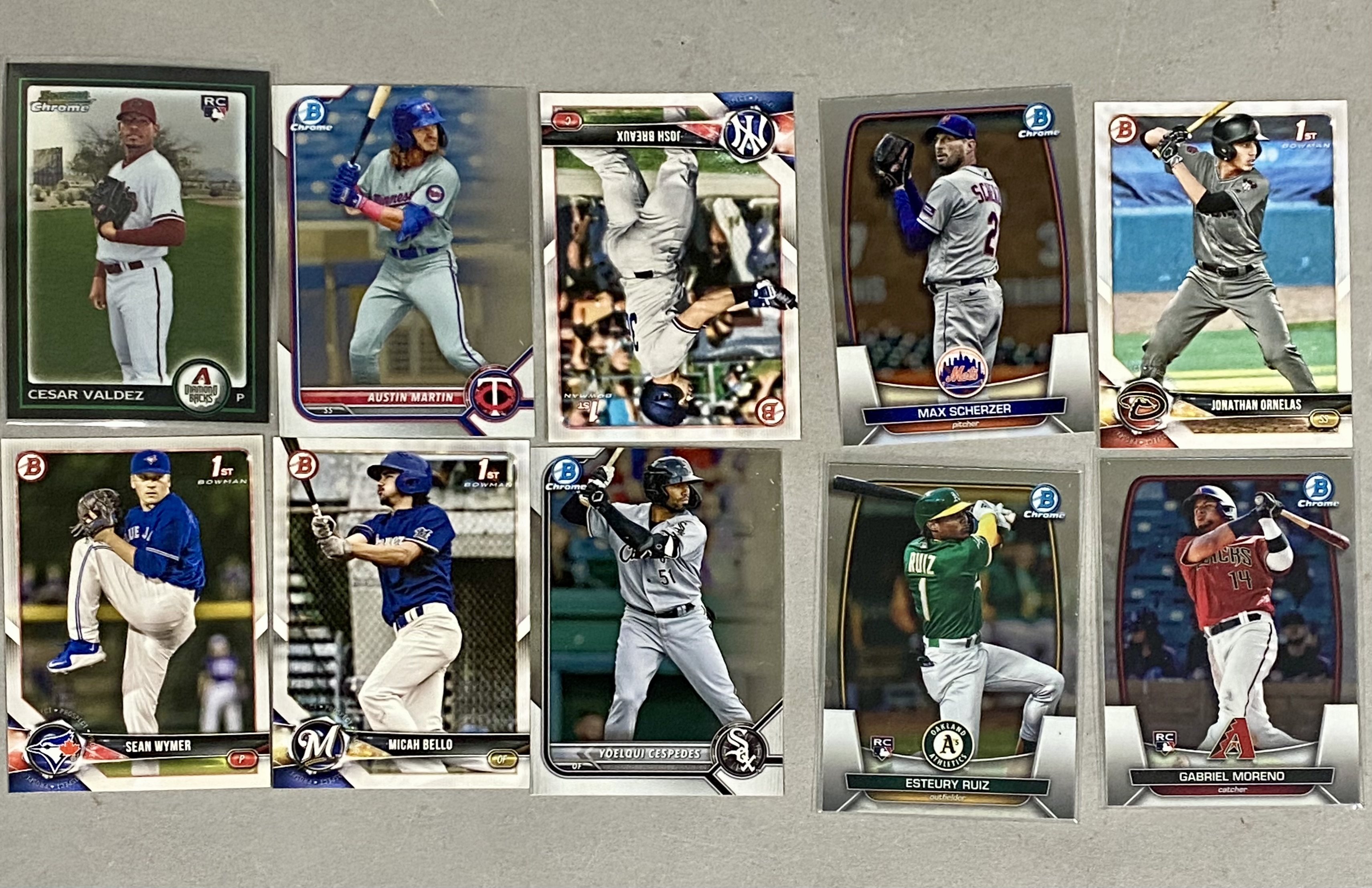 Topps and Bowman Baseball Card Collection