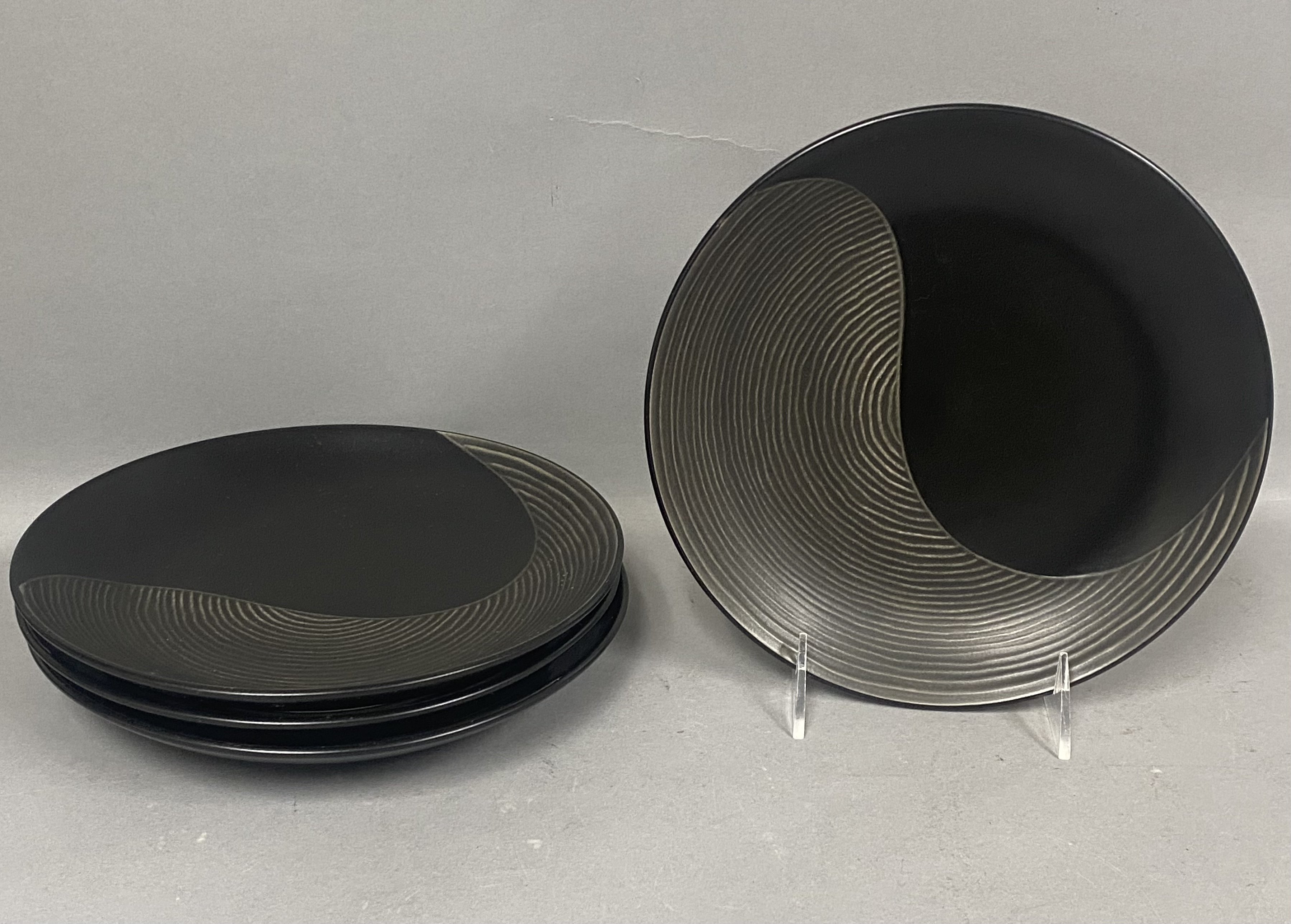 Pfaltzgraff Night Surf Stoneware Salad Plates