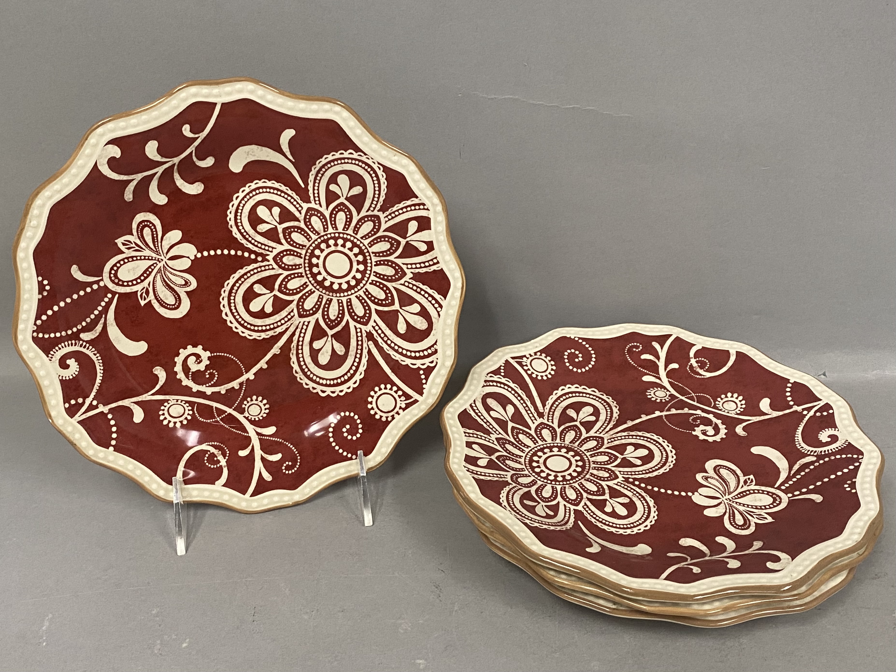 Pier 1 Maribeth Ironstone Plates