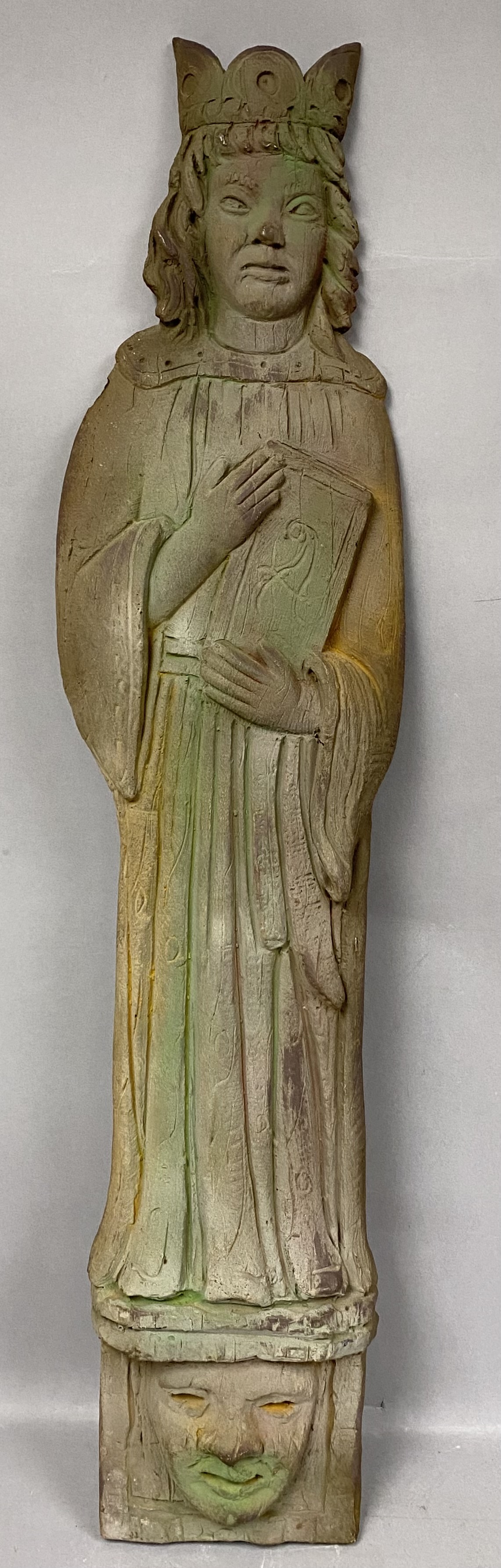 Gothic Style Composite Relief Plaque