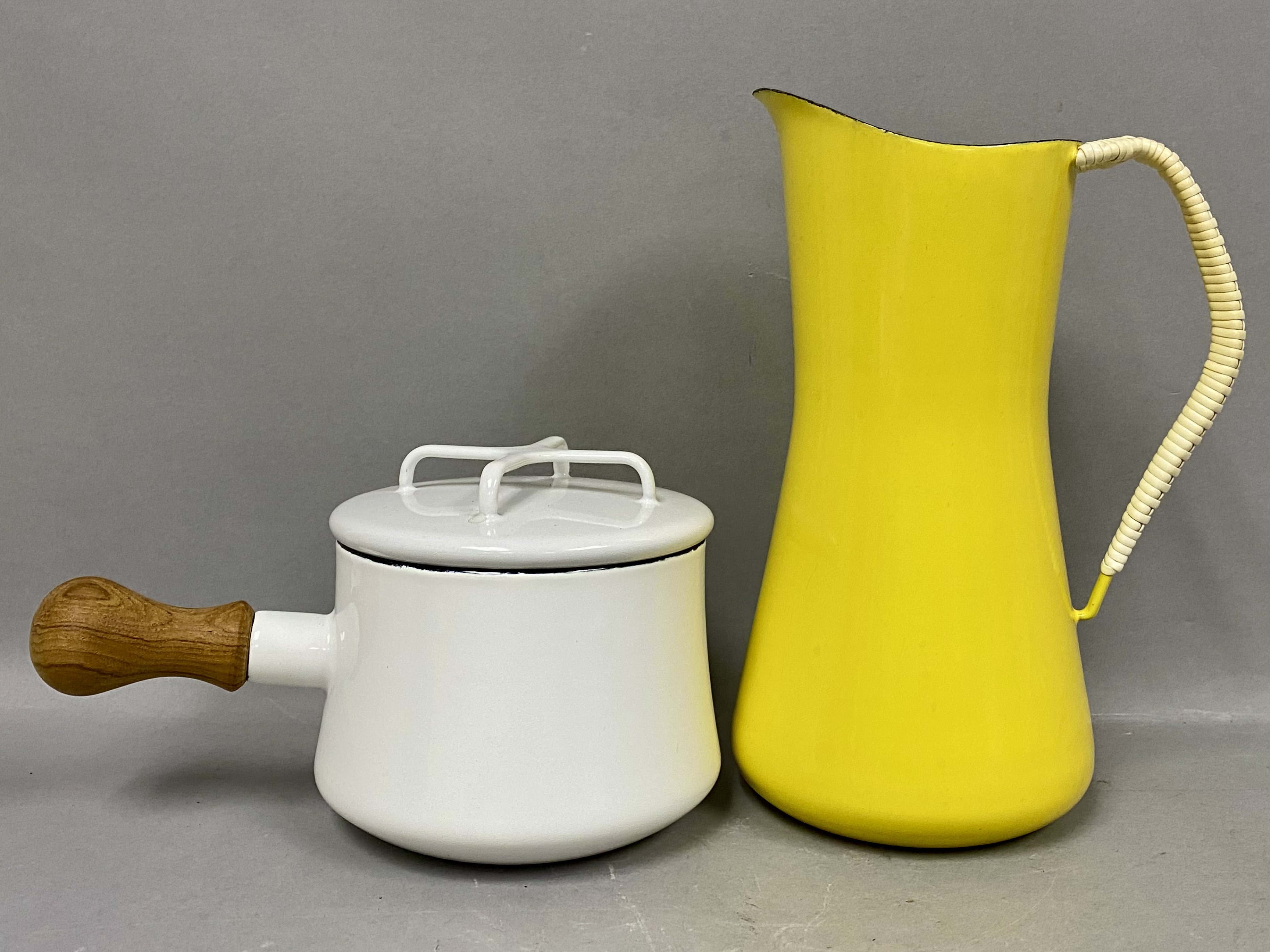 Dansk Kobenstyle Enamel Kitchenware Pair