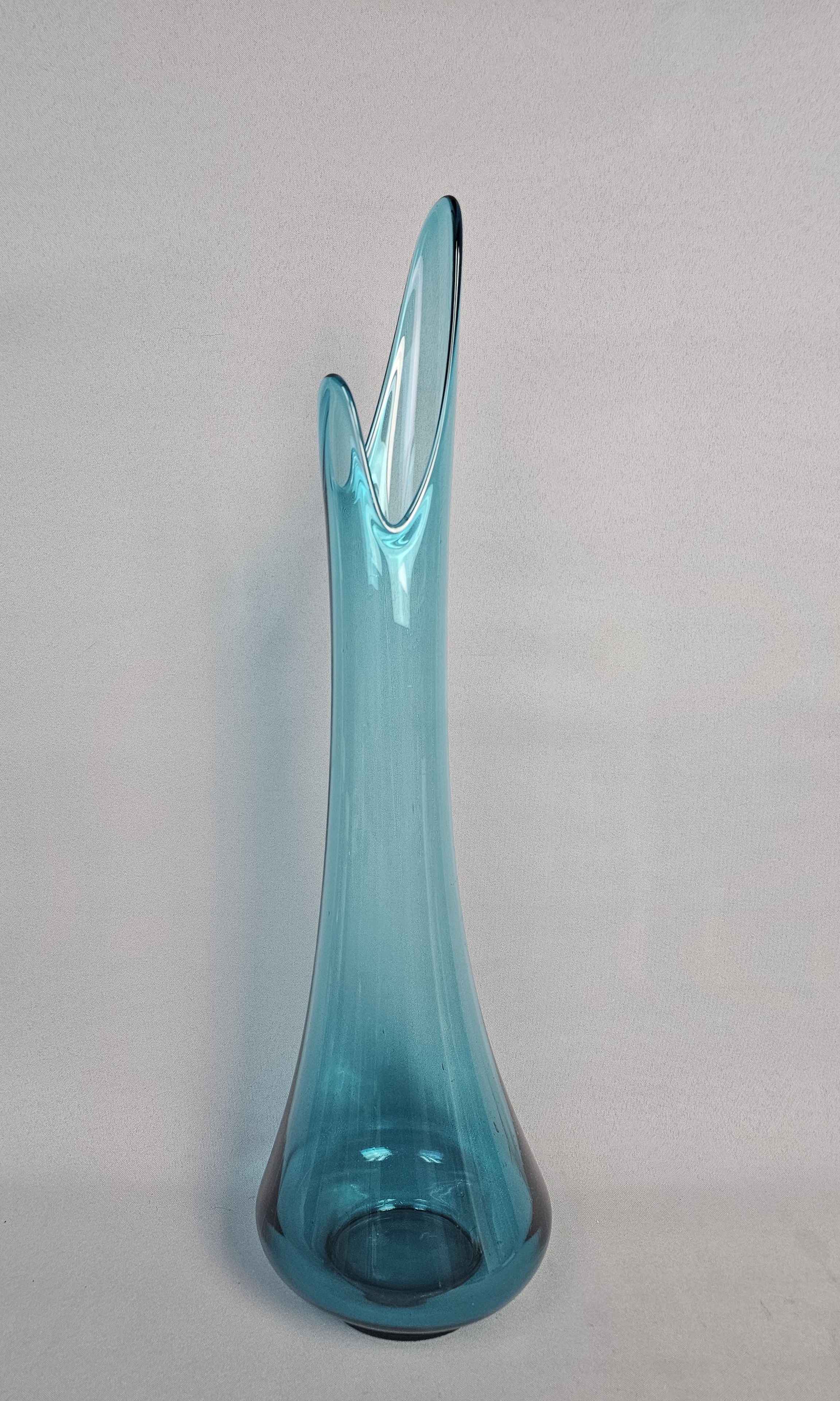 Large MCM Swung Glass Floor Vase