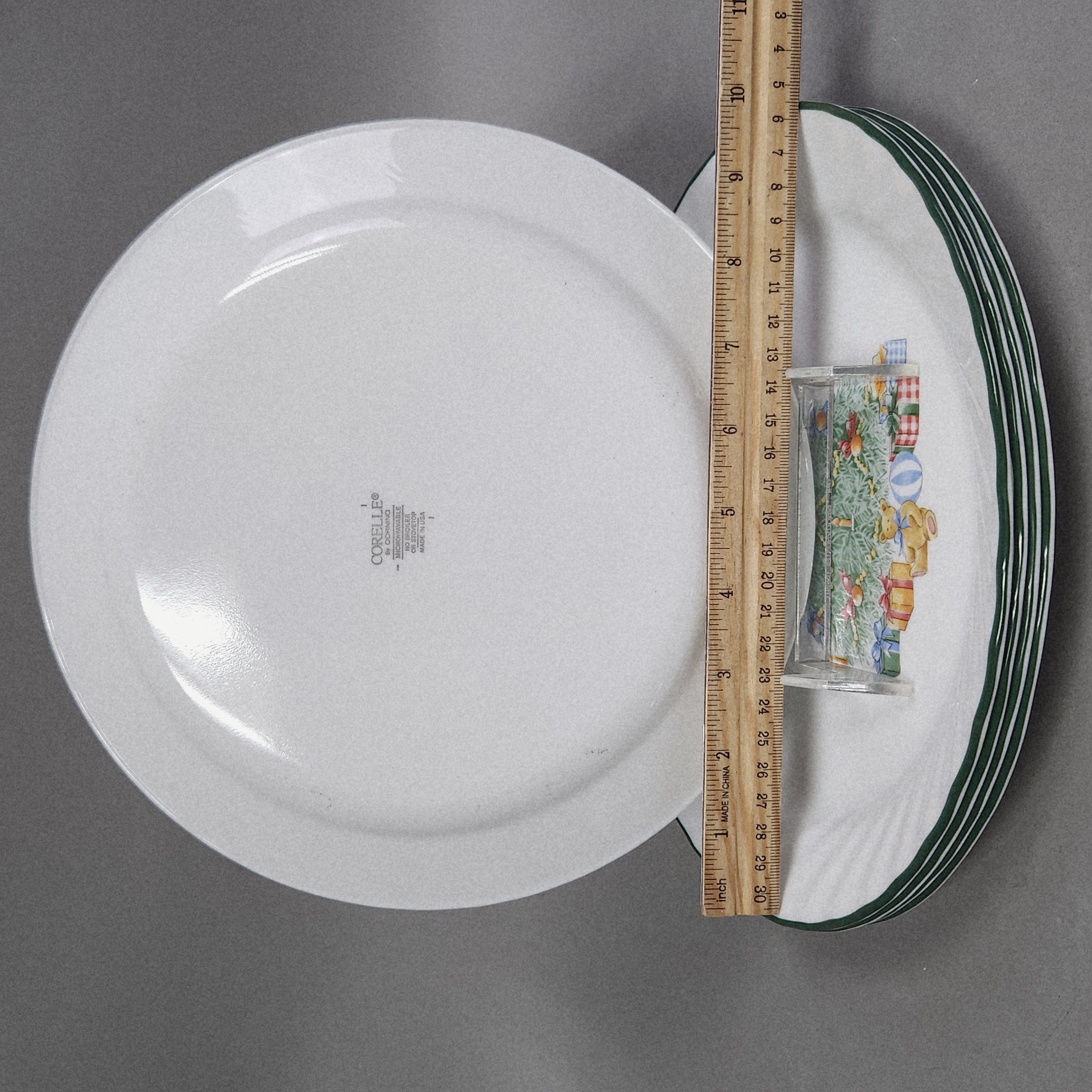 Corelle Holiday Magic Christmas Plates