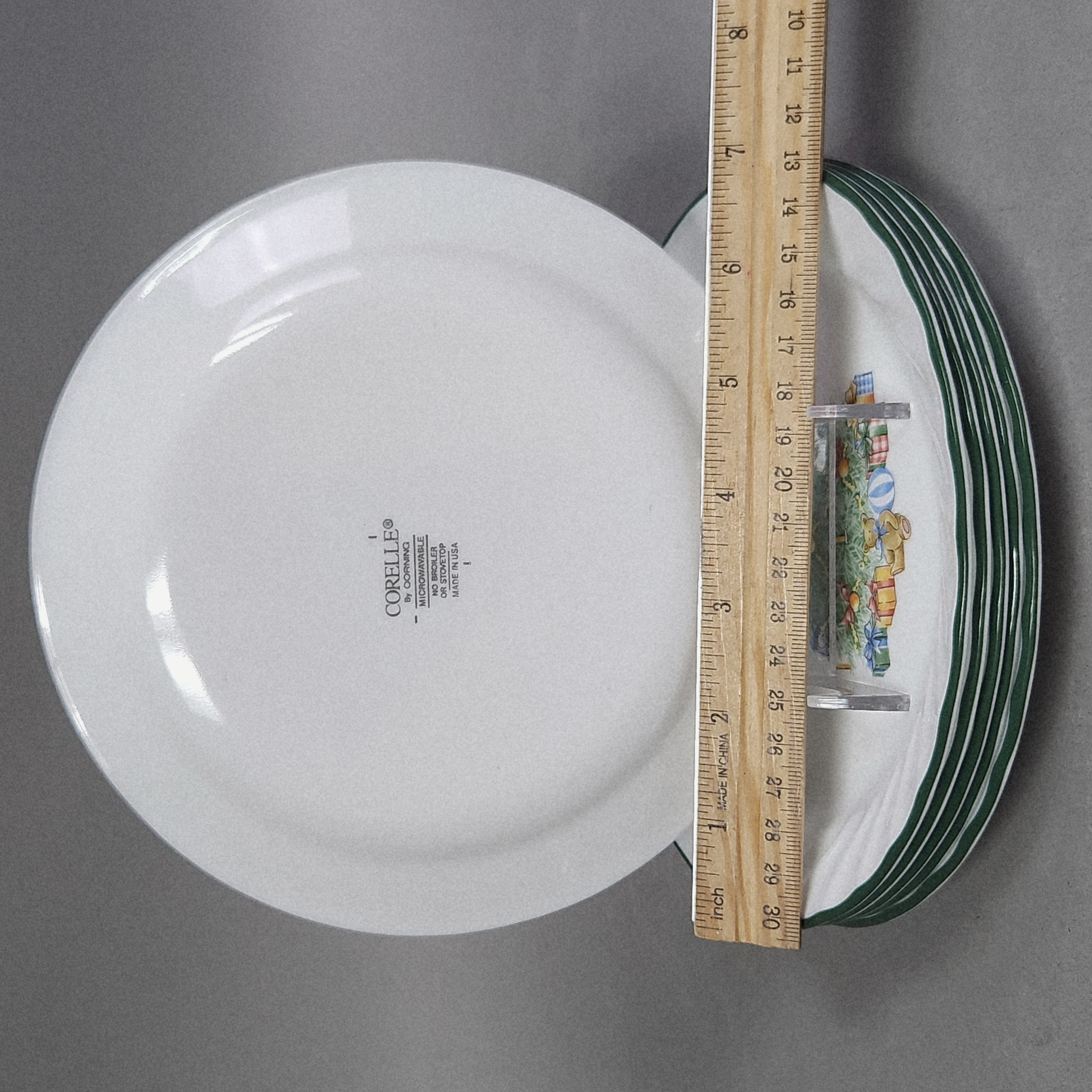 Corelle Holiday Magic Vitrelle Plates