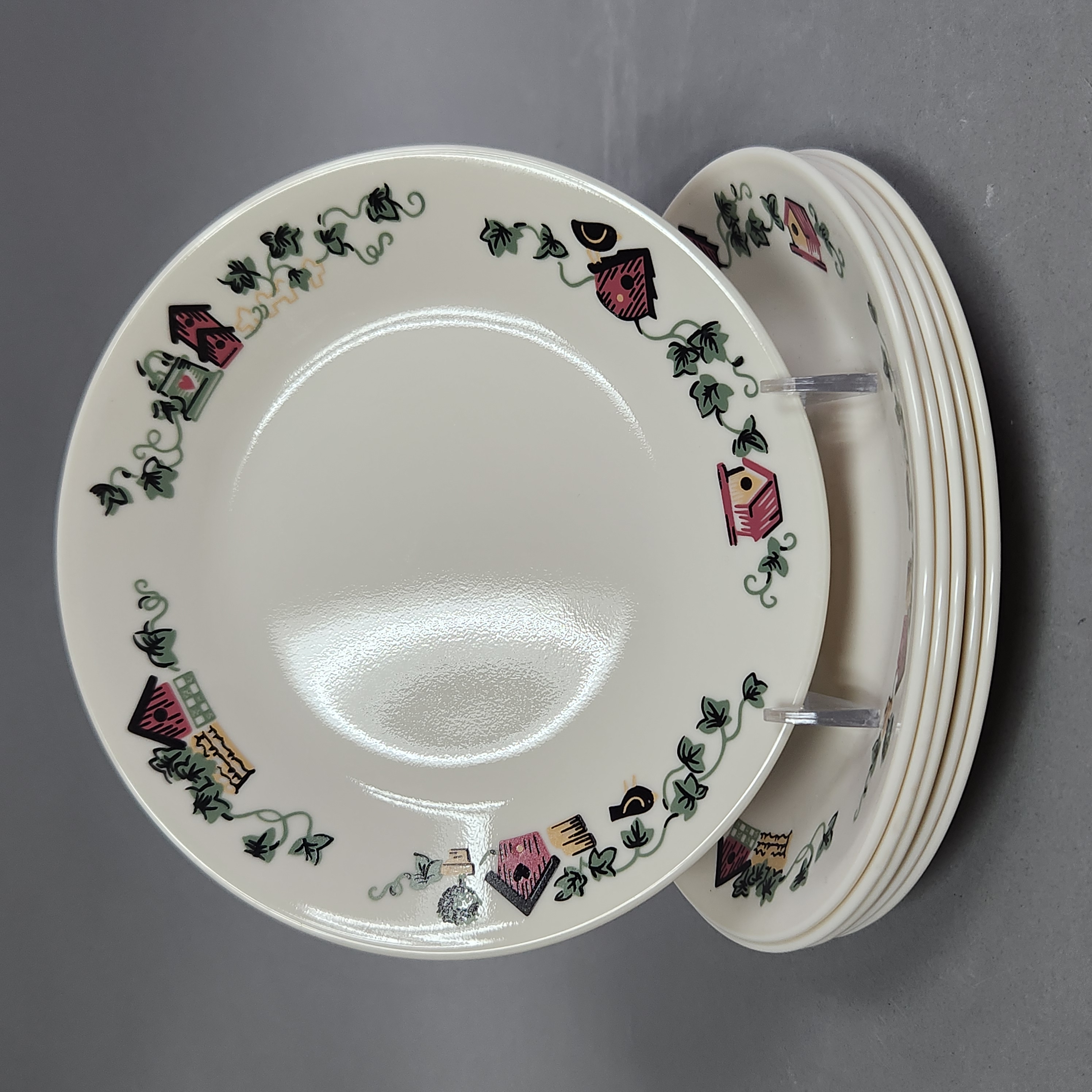 Corelle Birdhouse Vitrelle Plates