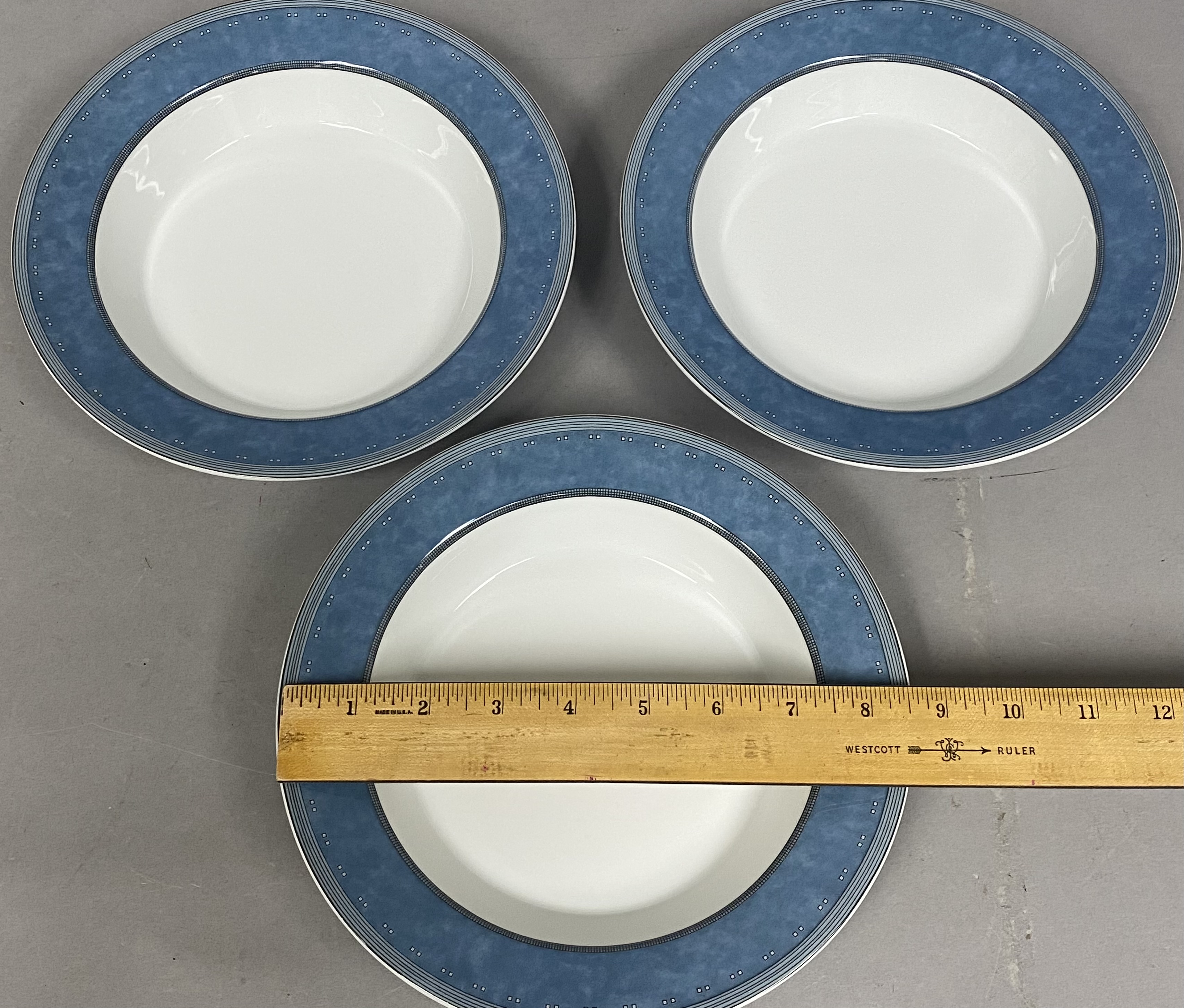 Dansk Gridworks Blue Ceramic Tableware
