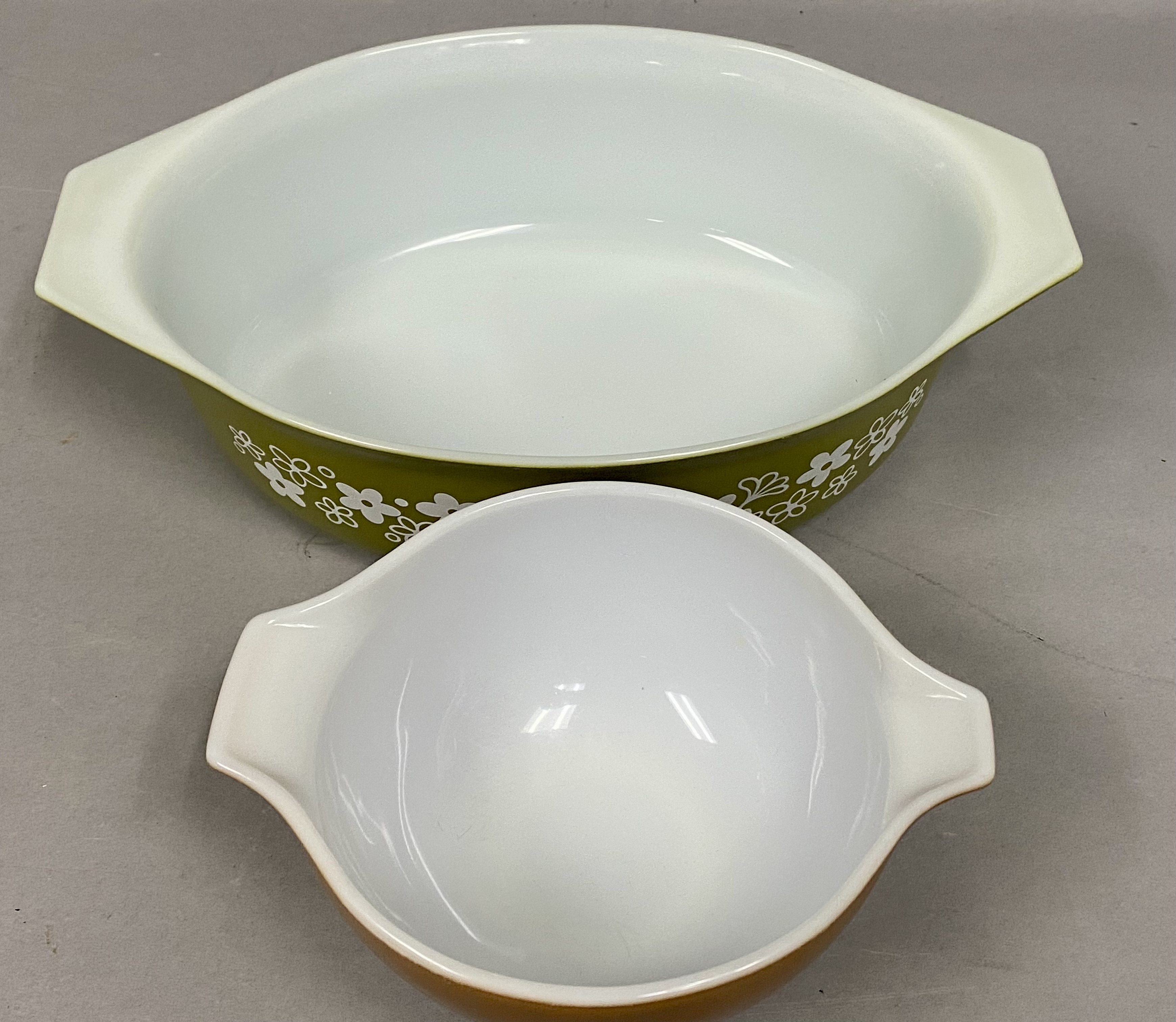 Pyrex Spring Blossom Green Cinderella Items
