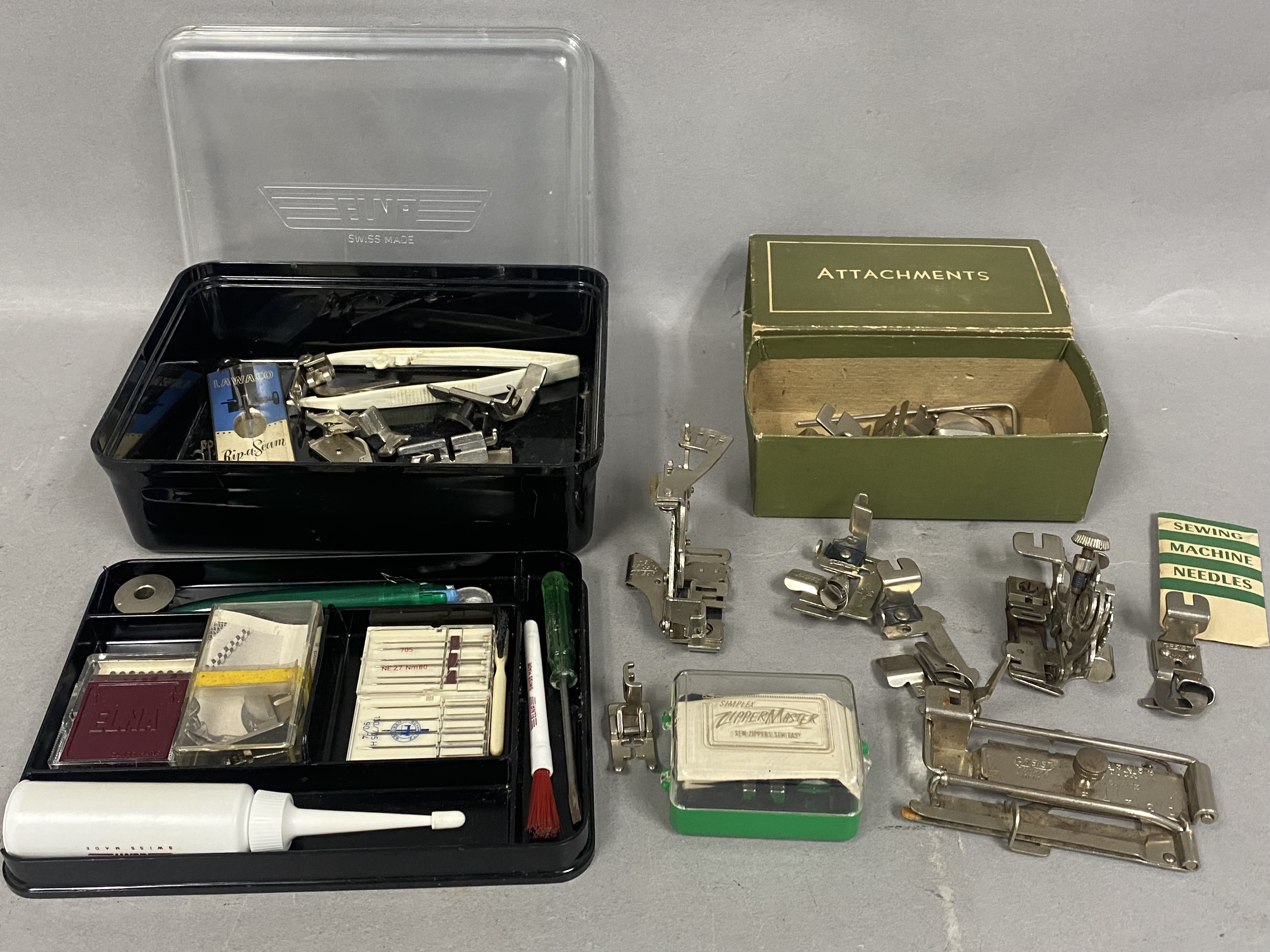 Elna and Greist Vintage Sewing Attachments