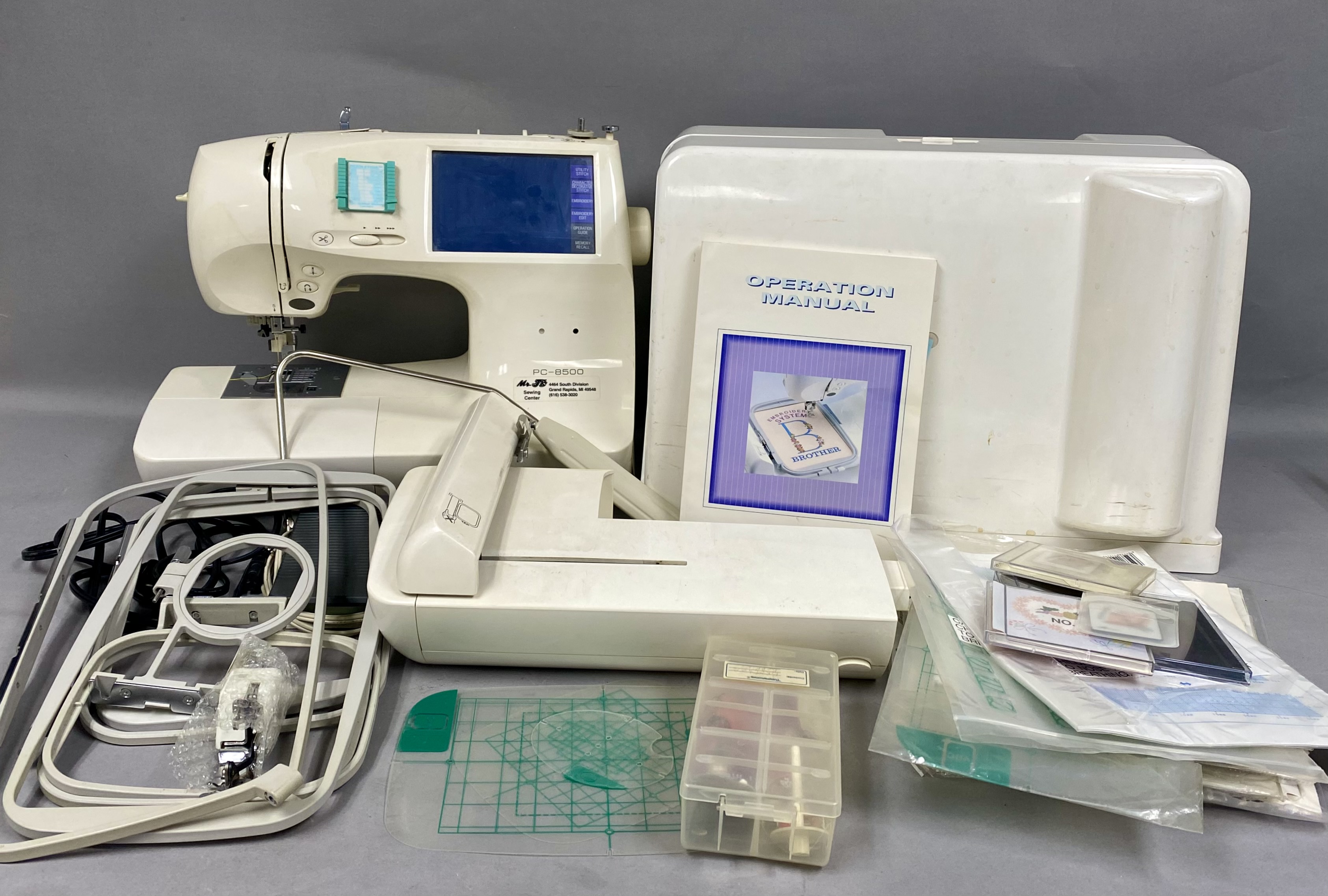 Brother PC-8500 Computerized Sewing Embroidery Collection