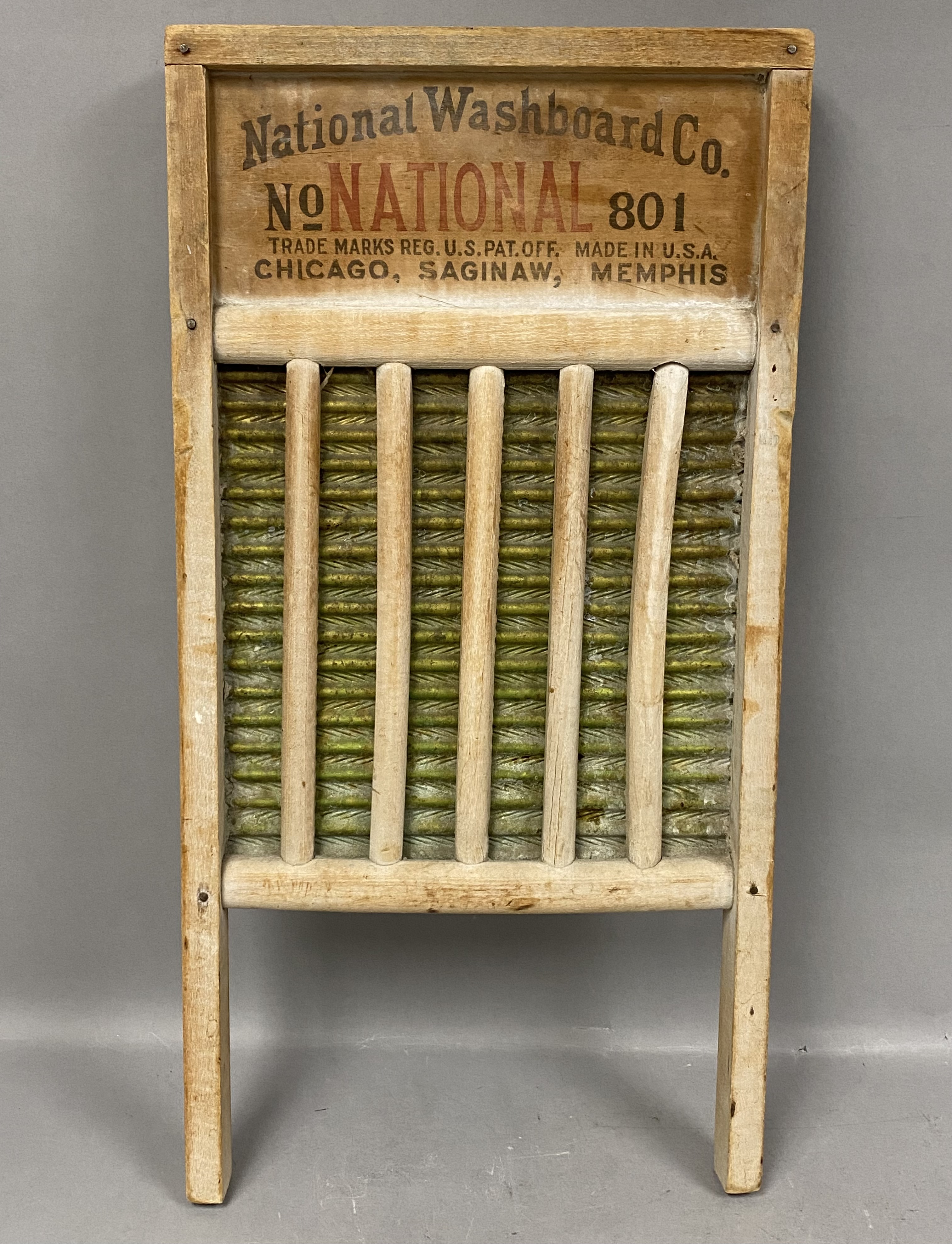 National Washboard Co. No. 801 Washboard