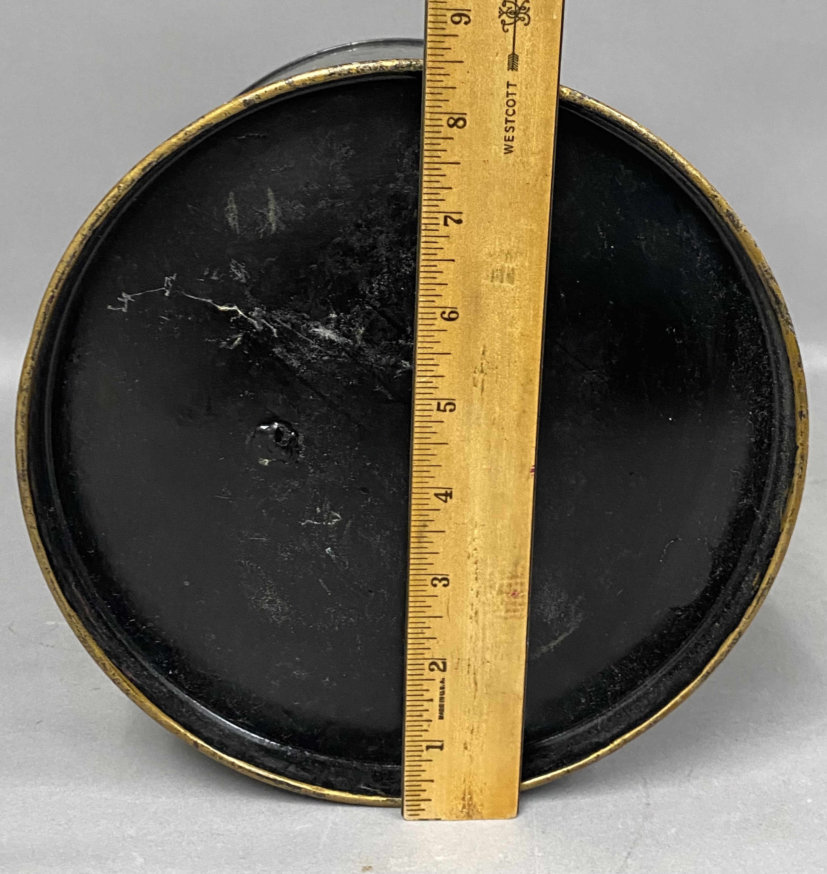 Hand-Painted Toleware Lidded Milk Can