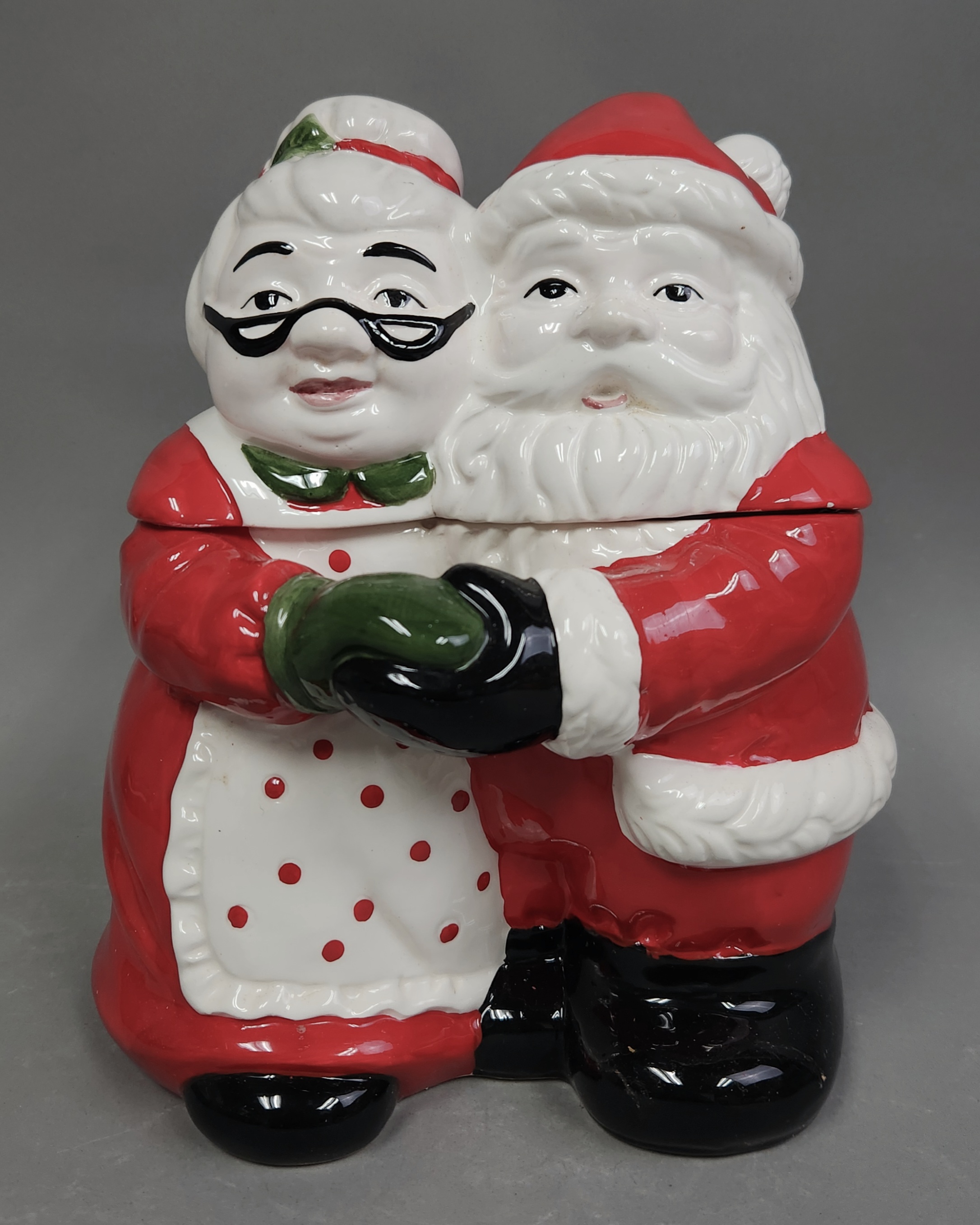 Assorted Christmas Ceramic Cookie Jars