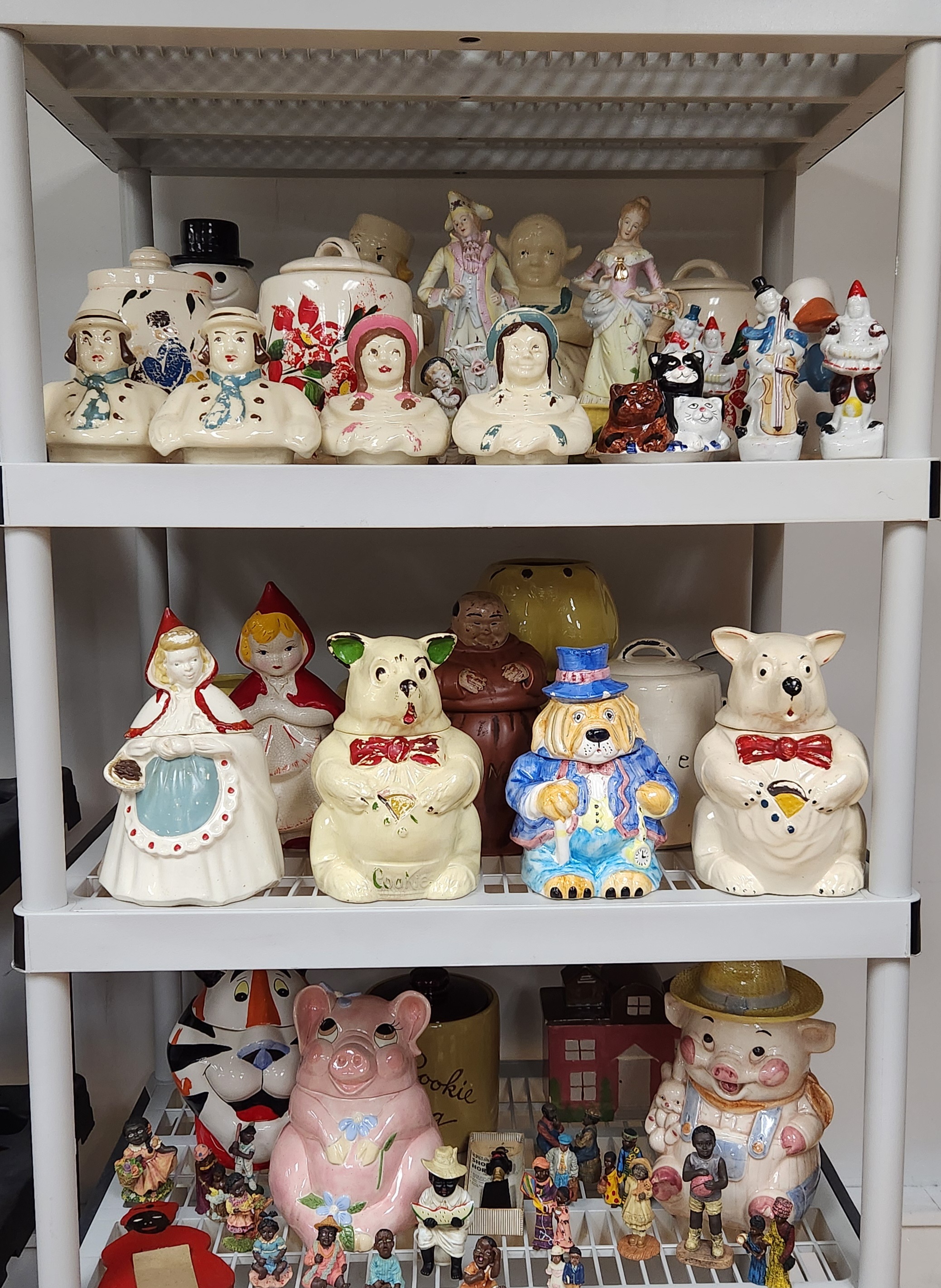 Assorted Cookie Jars & Figurines